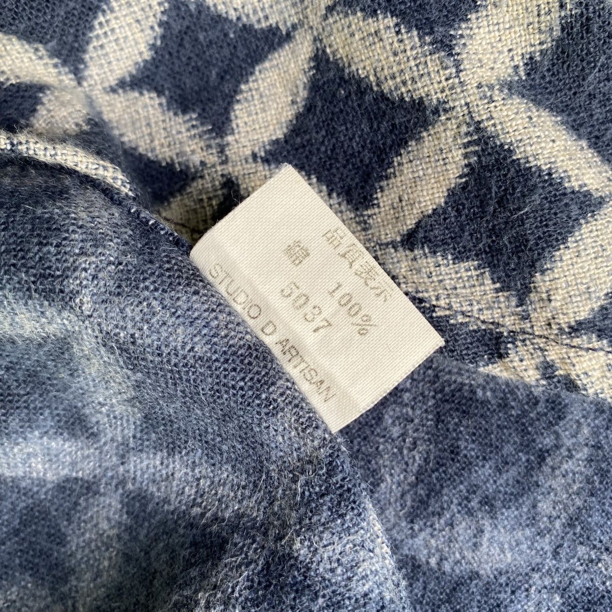 Studio D'Artisan Studio D'artisan Shibori indigo shirt Size US S / EU 44-46 / 1 - 10 Thumbnail