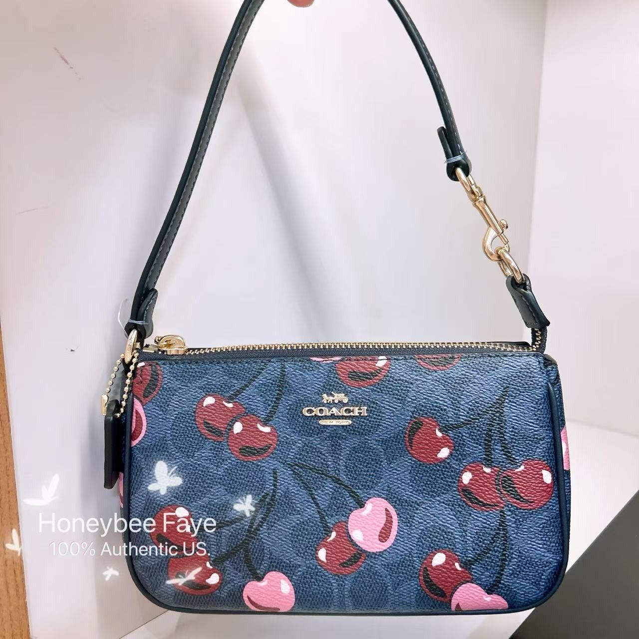🍒 Nolita 19 In Signature Canvas With Cherry Print CZ011