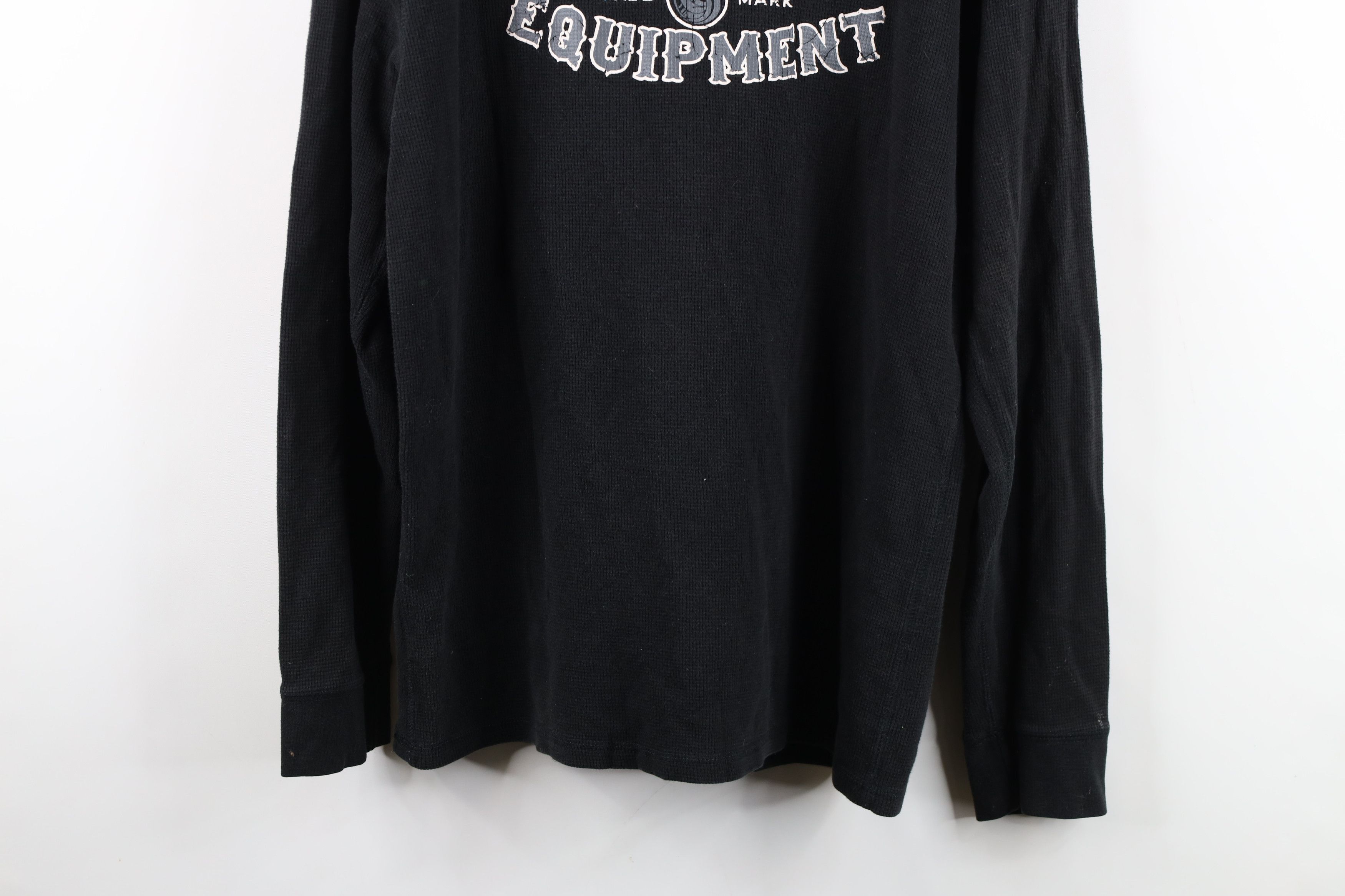 John Deere Vintage Y2K John Deere Tractors Thermal Waffle Knit T-Shirt Size US L / EU 52-54 / 3 - 15 Thumbnail