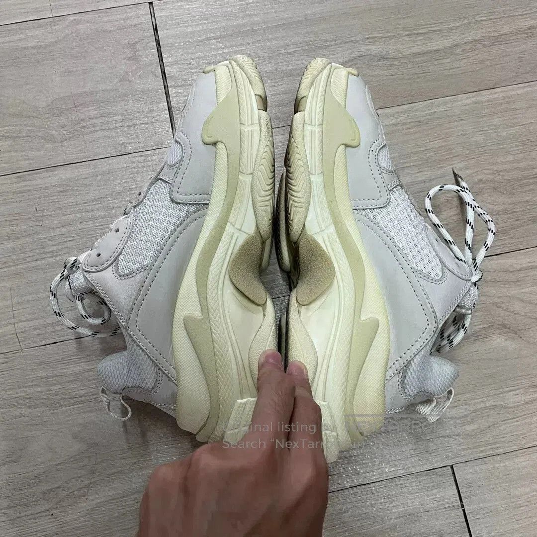 Balenciaga Balenciaga Triple S Sneakers White Brown. Size US 6 / EU 39 - 2 Thumbnail