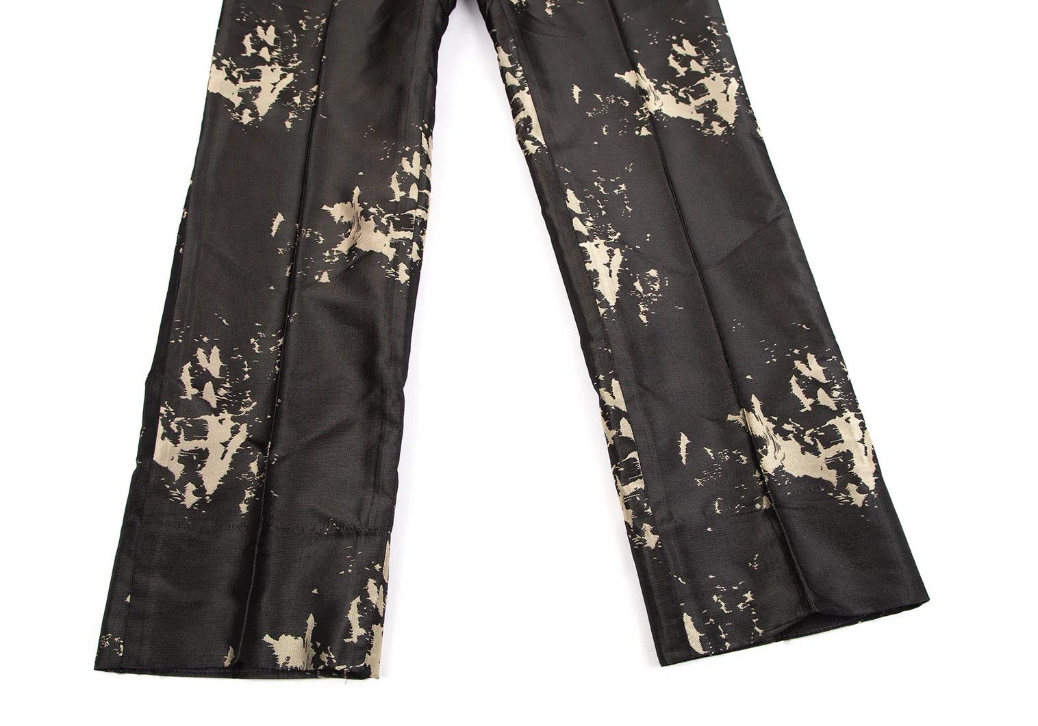 Jean Paul Gaultier Jacquard Design Slacks Pants in Black, Size 46 Size US 30 / EU 46 - 7 Thumbnail