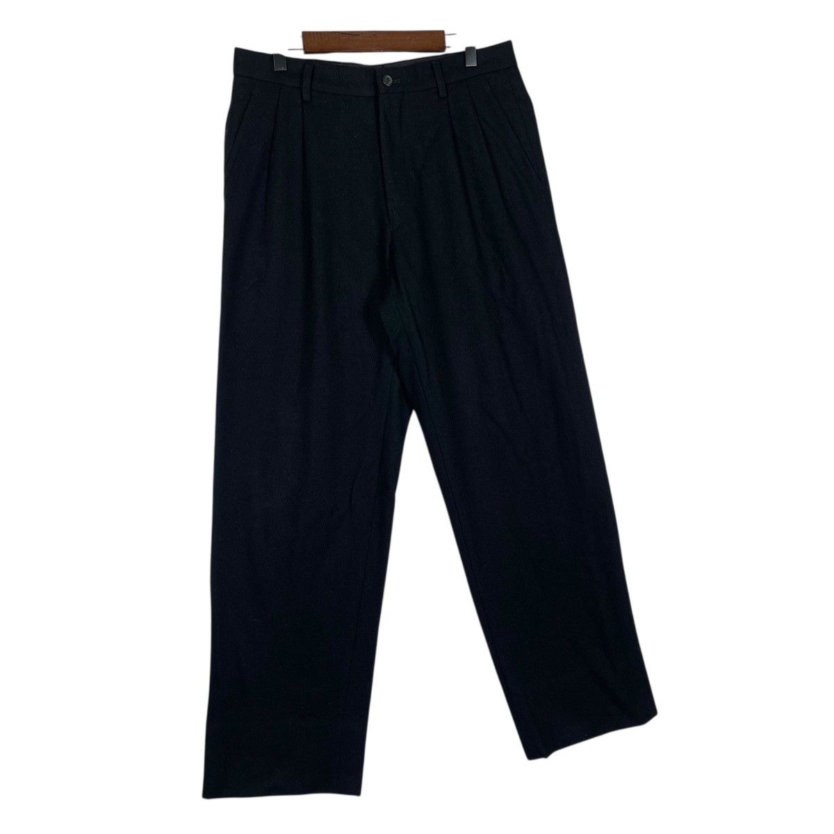 Issey Miyake Vintage Issey Miyake Men Wool Trousers Size US 30 / EU 46 - 2 Thumbnail