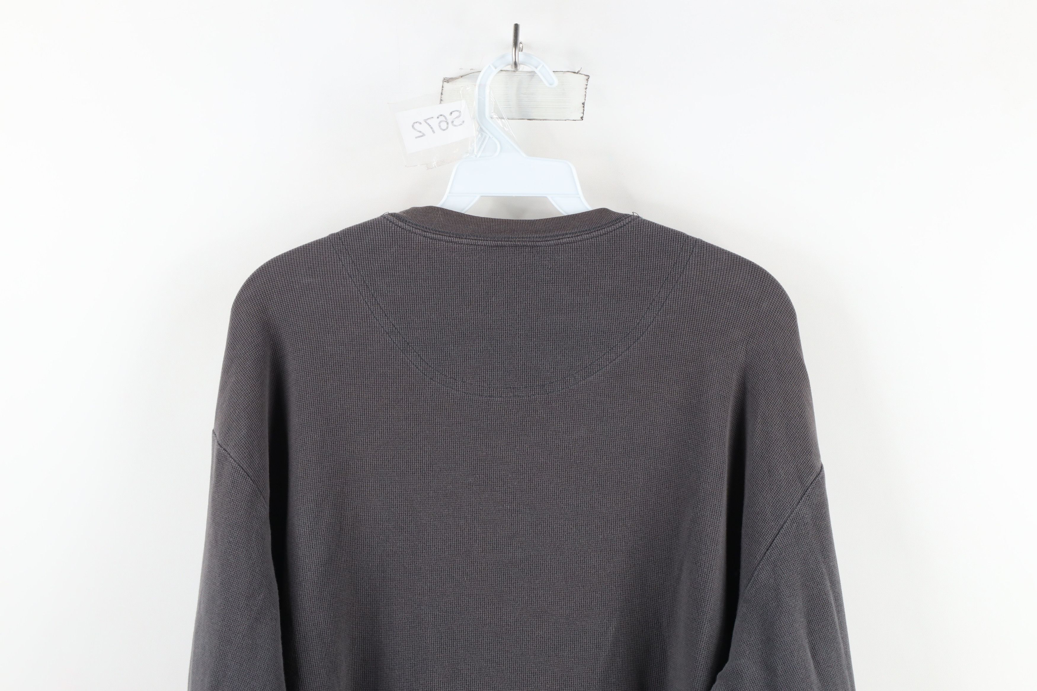 Columbia × Vintage Vintage Columbia Out Thermal Waffle Knit Henley T-Shirt Gray Size US XL / EU 56 / 4 - 10 Thumbnail