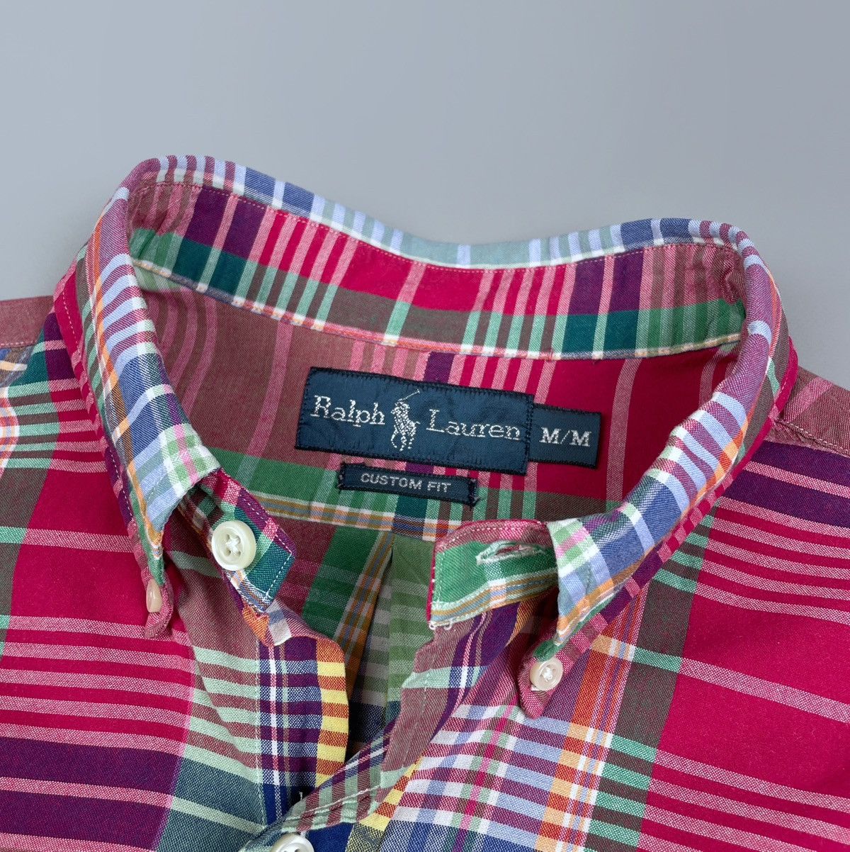 Ralph Lauren Ralph Lauren Vintage Multicoloured Checked LS Shirt Size M Size US M / EU 48-50 / 2 - 9 Thumbnail