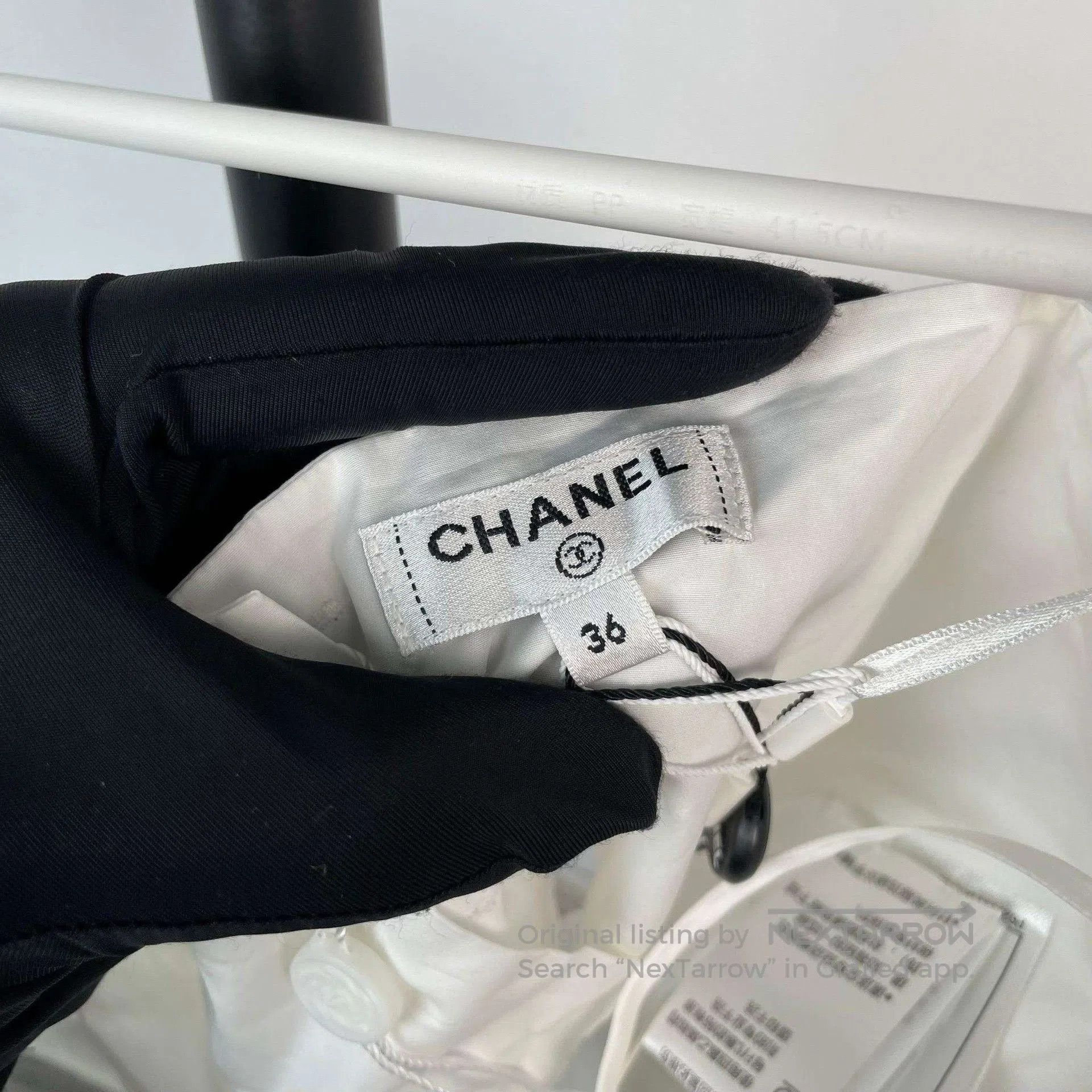 Chanel Chanel White Bow Camisole. Size XS / US 0-2 / IT 36-38 - 5 Thumbnail