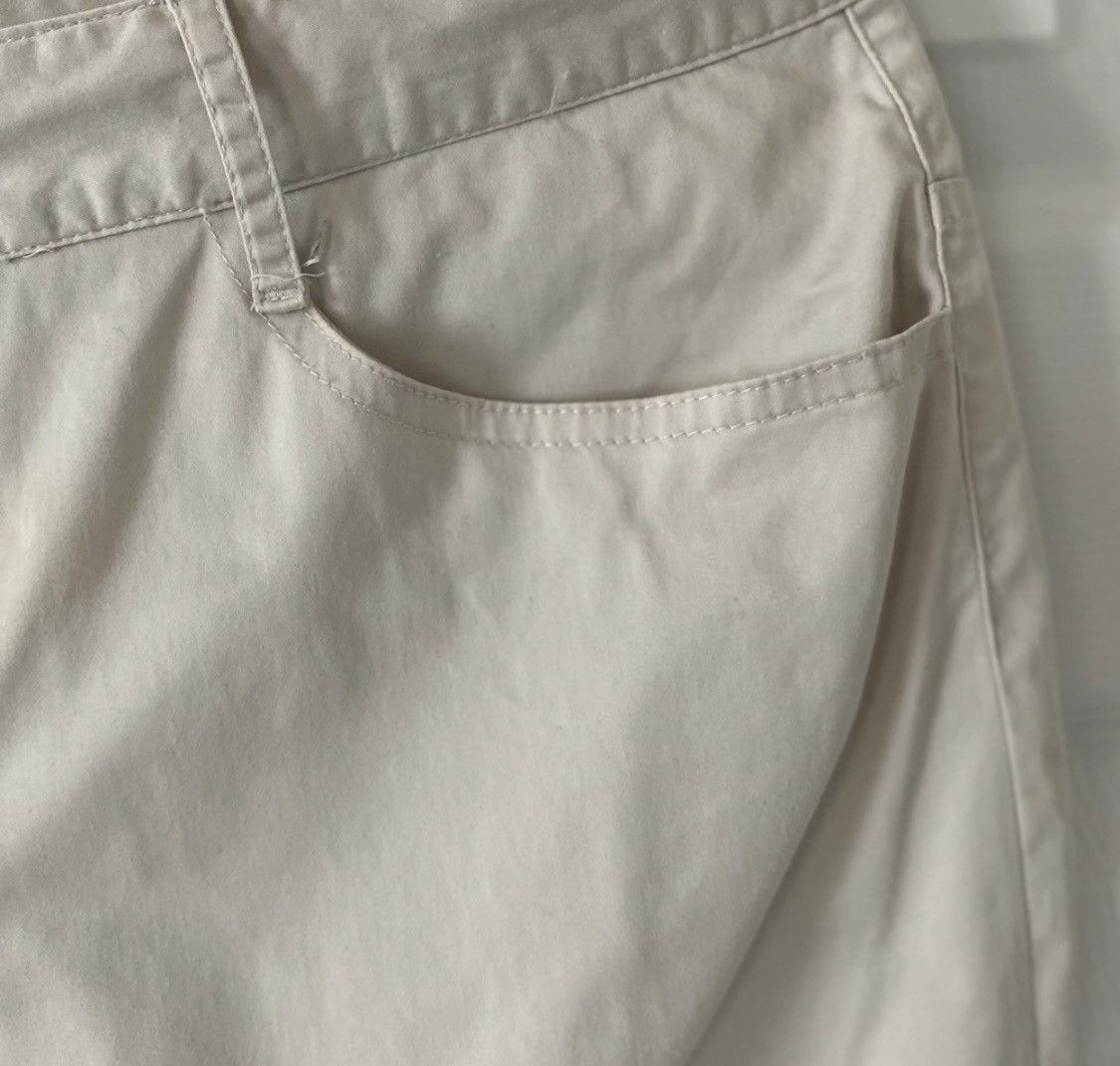 Norma Kamali NORMA KAMALI KHAKI BACK SLIT SKIRT SIZE 10 Size 32" / US 10 / IT 46 - 7 Thumbnail