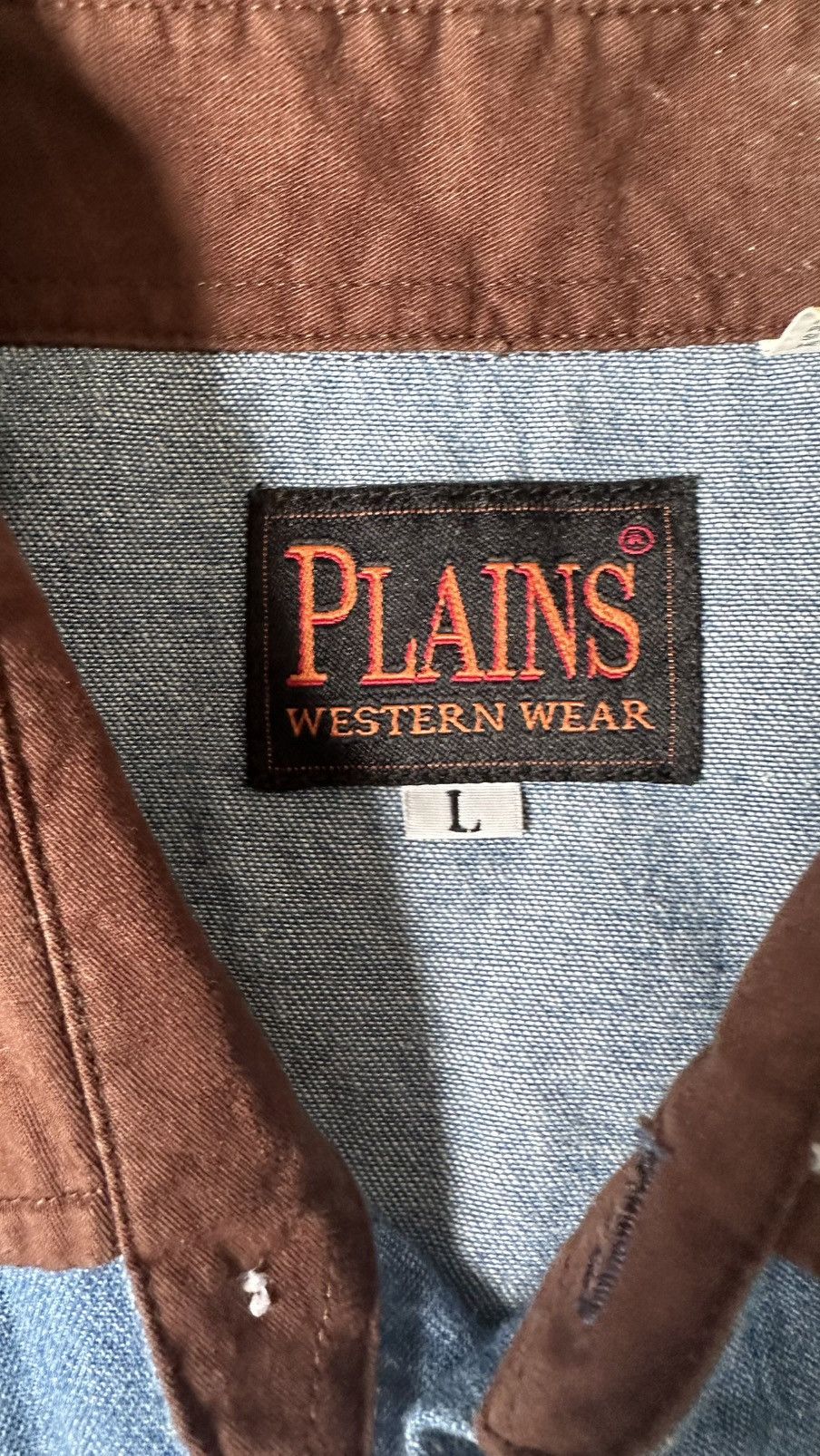 Vintage VINTAGE PLAINS WESTERN WEAR MULTICOLOUR PEARL SNAP SHIRT Size US L / EU 52-54 / 3 - 6 Thumbnail