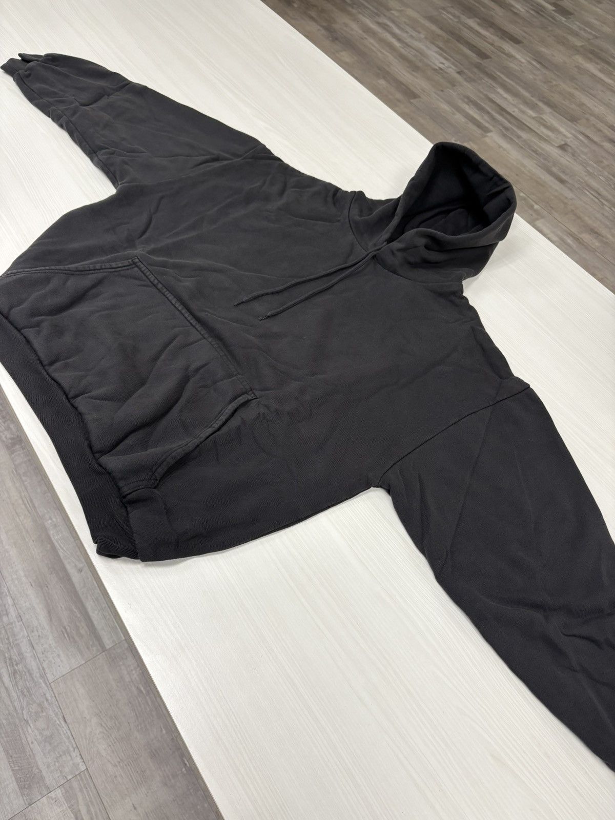 Balenciaga × Kanye West × Yeezy YZY x GAP oversize boxy fit Hoodie Black XS Size S / US 4 / IT 40 - 2 Thumbnail