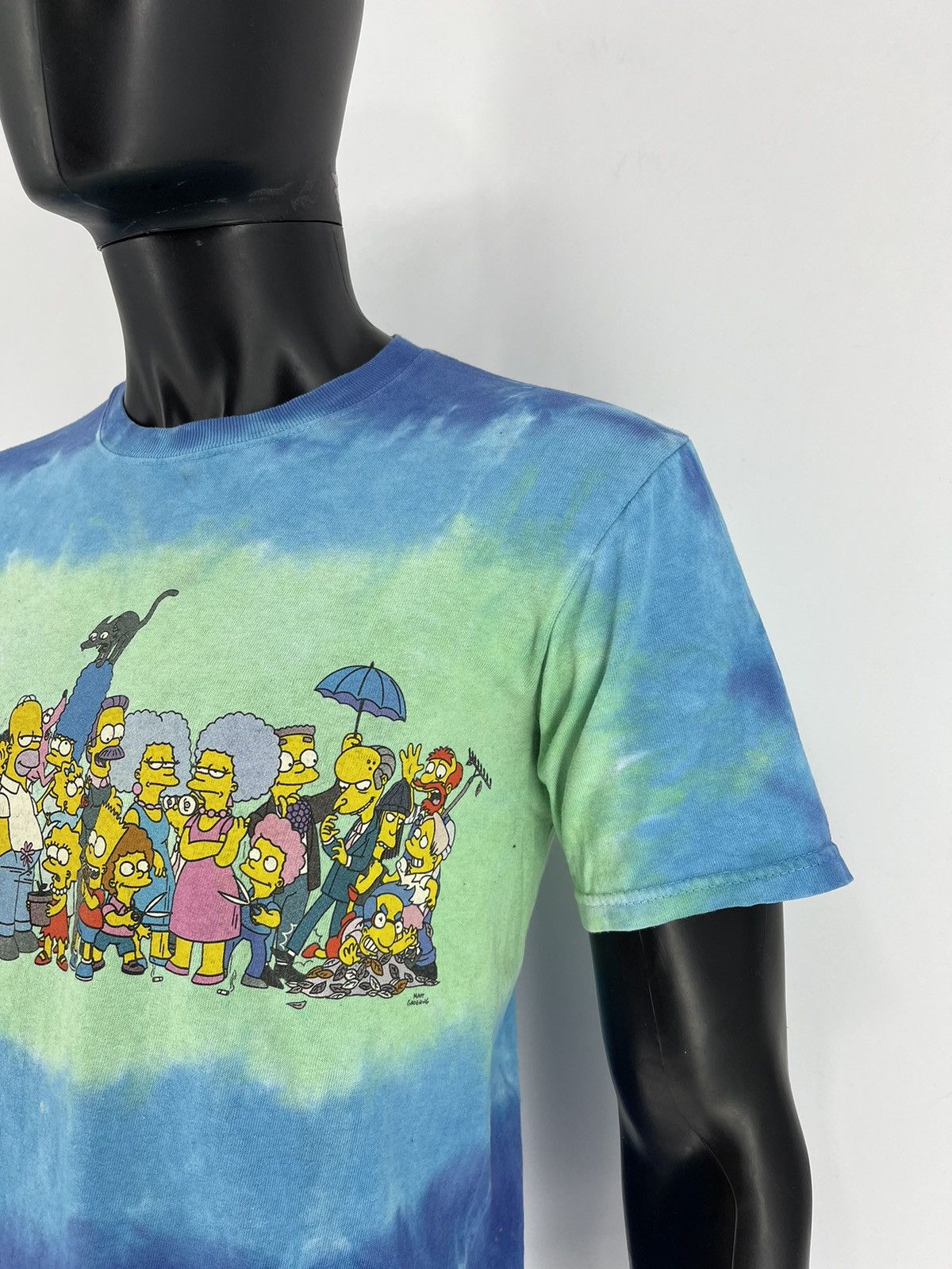 The Simpsons × Universal Studios Vintage The Simpsons Tie Dye Tee T Shirt Cast Crew Men's Size US S / EU 44-46 / 1 - 8 Thumbnail