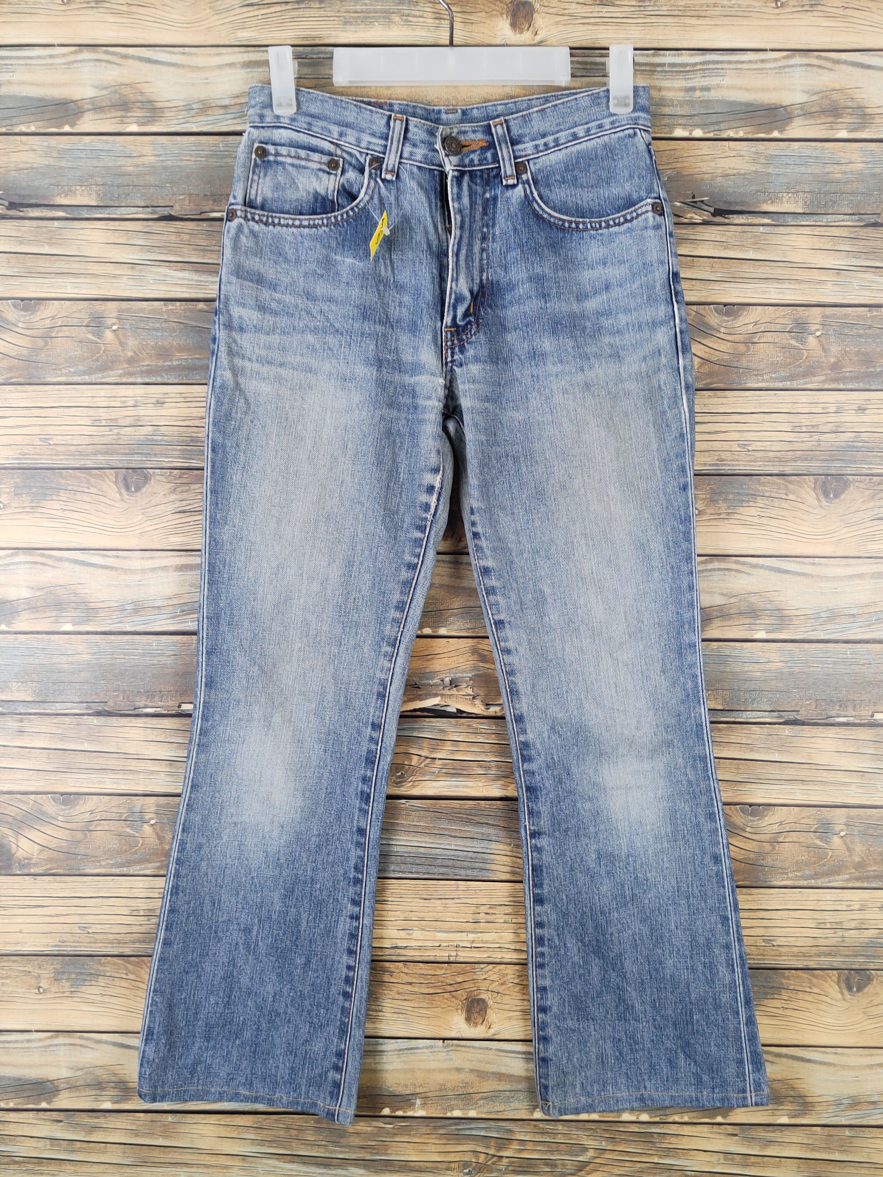 Edwin Edwin Blue Distressed Ripped denim Jeans #W1907 Size US 28 / EU 44 - 1 Thumbnail