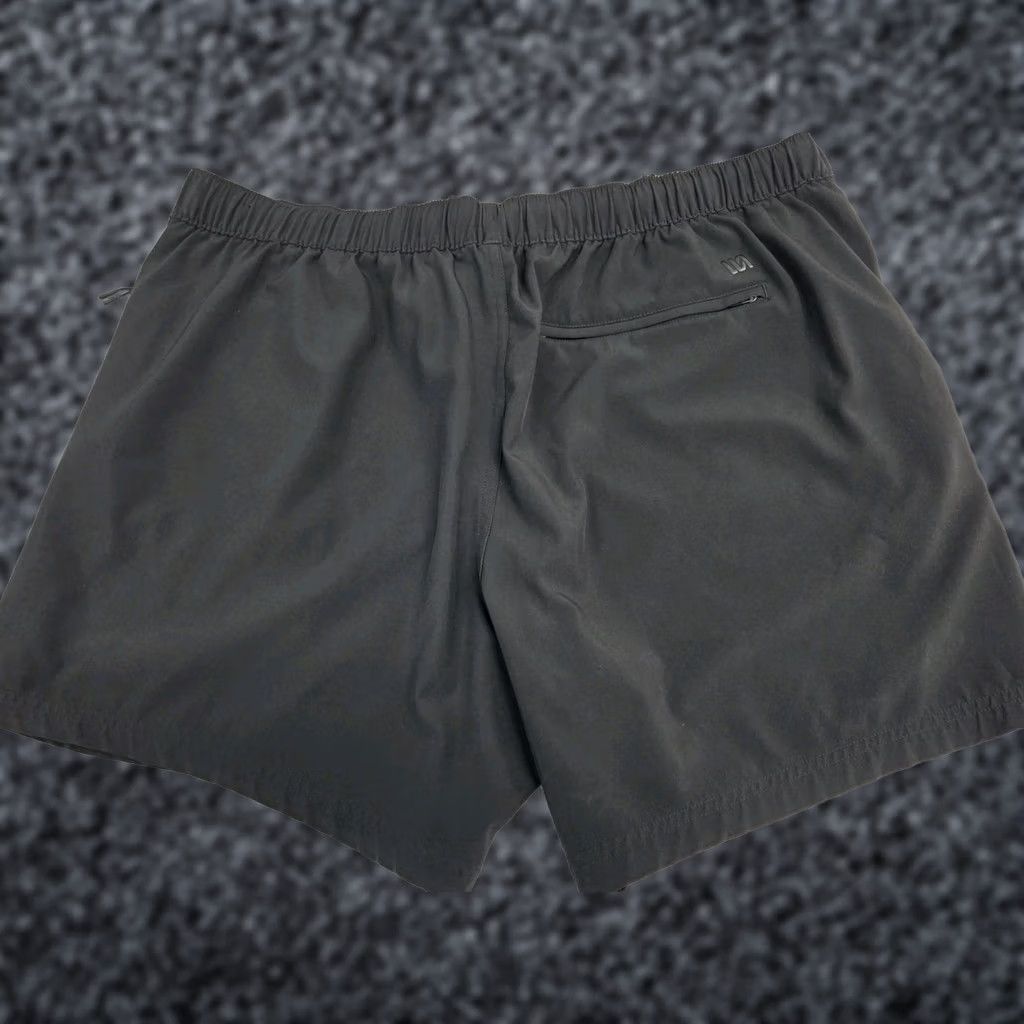 Vintage VRST Mens Active/Casual Black Shorts Snap Drawstring Pockets XL Size US 36 / EU 52 - 1 Thumbnail