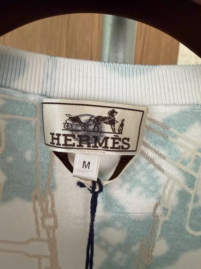 Hermes Hermes Short Sleeve Knit T-Shirt Size US M / EU 48-50 / 2 - 3 Thumbnail