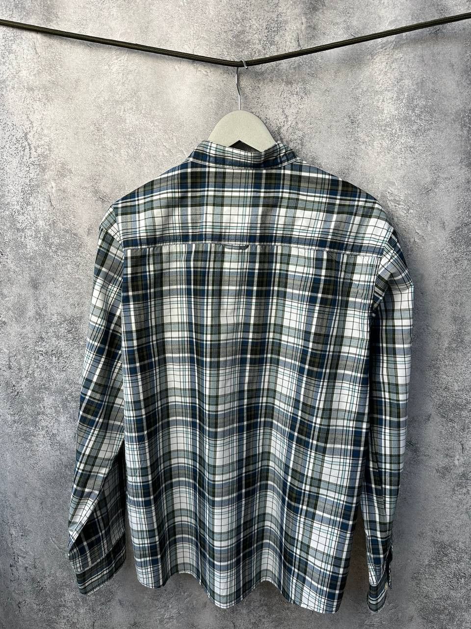 Other Schoffel Button Up Shirt Check Long Sleeve Point Collar Size US L / EU 52-54 / 3 - 3 Thumbnail