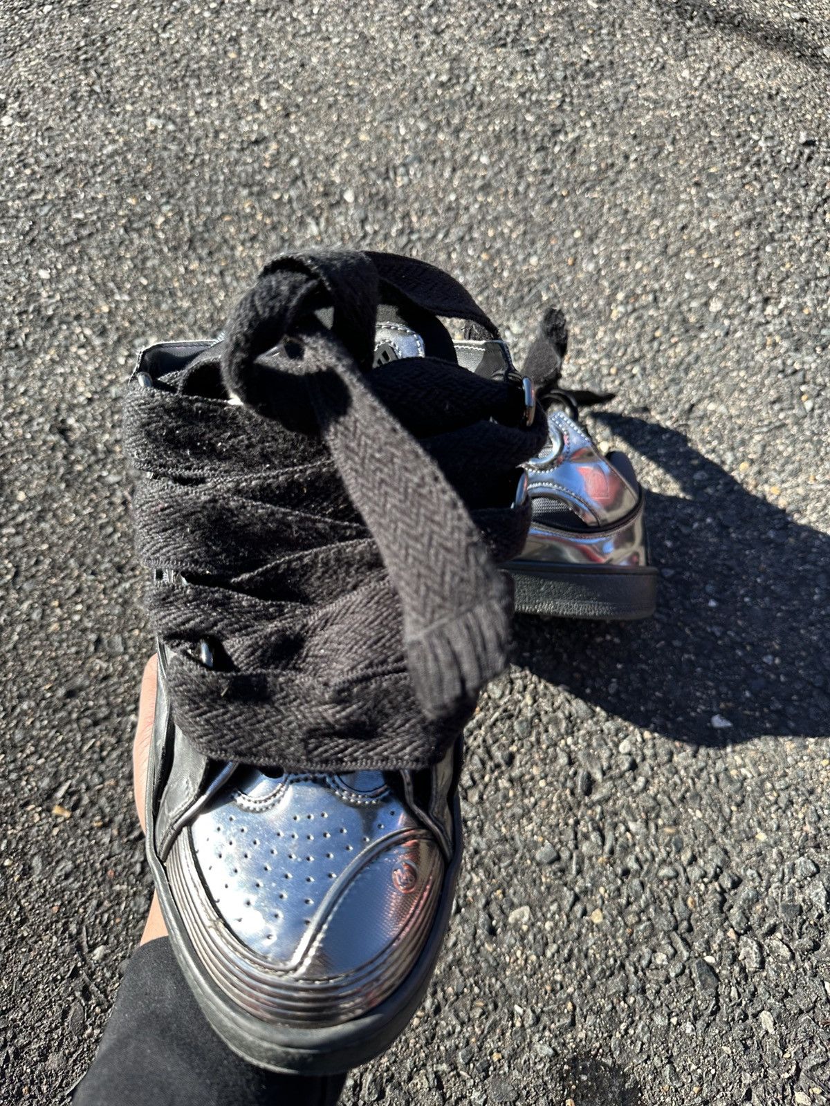 Lanvin Lanvin Curb Sneaker Black/Mirrored Size US 10 / EU 43 - 2 Thumbnail