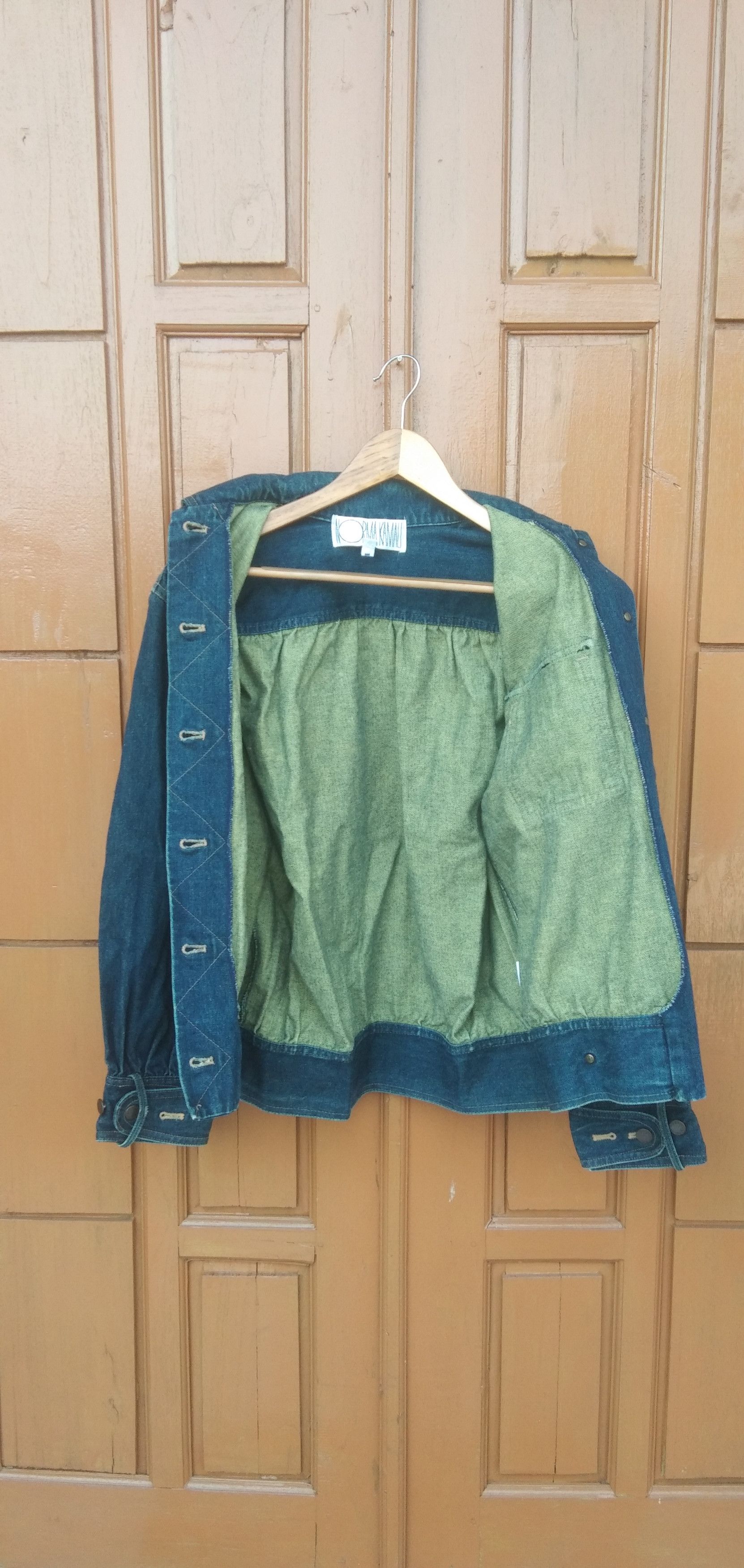 Norma Kamali Vtg Norma kamali denim indigo jacket Size M / US 6-8 / IT 42-44 - 7 Thumbnail