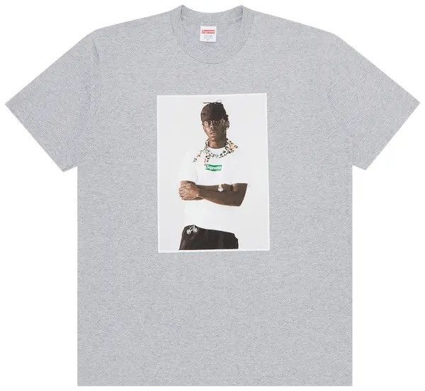Supreme Supreme Photo Tee Tyler The Creator Heather Gray Size US XL / EU 56 / 4 - 1 Thumbnail