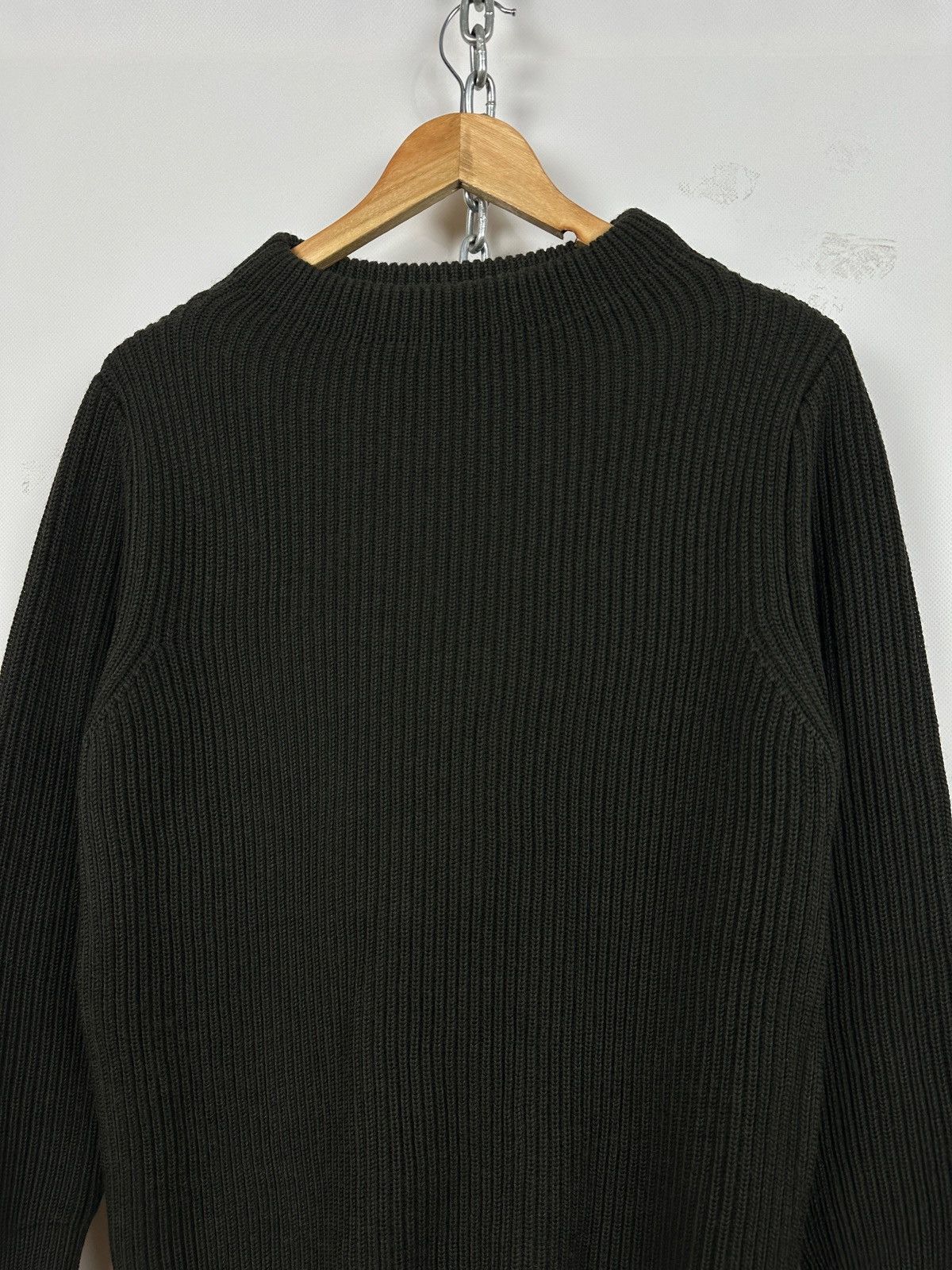 Andersen Andersen Andersen-Andersen Crewneck Navy Green Wool Sweater Size US S / EU 44-46 / 1 - 4 Thumbnail