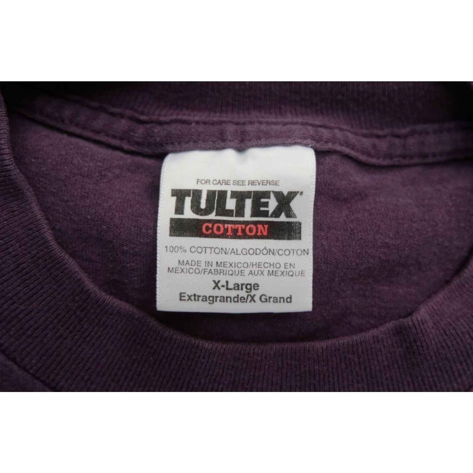 Tultex VINTAGE KENNY ROGERS TULTEX GRAPHIC T SHIRT Men XL Shirt Music Country World Tour Purple Cotton 1990s Size US XL / EU 56 / 4 - 7 Thumbnail