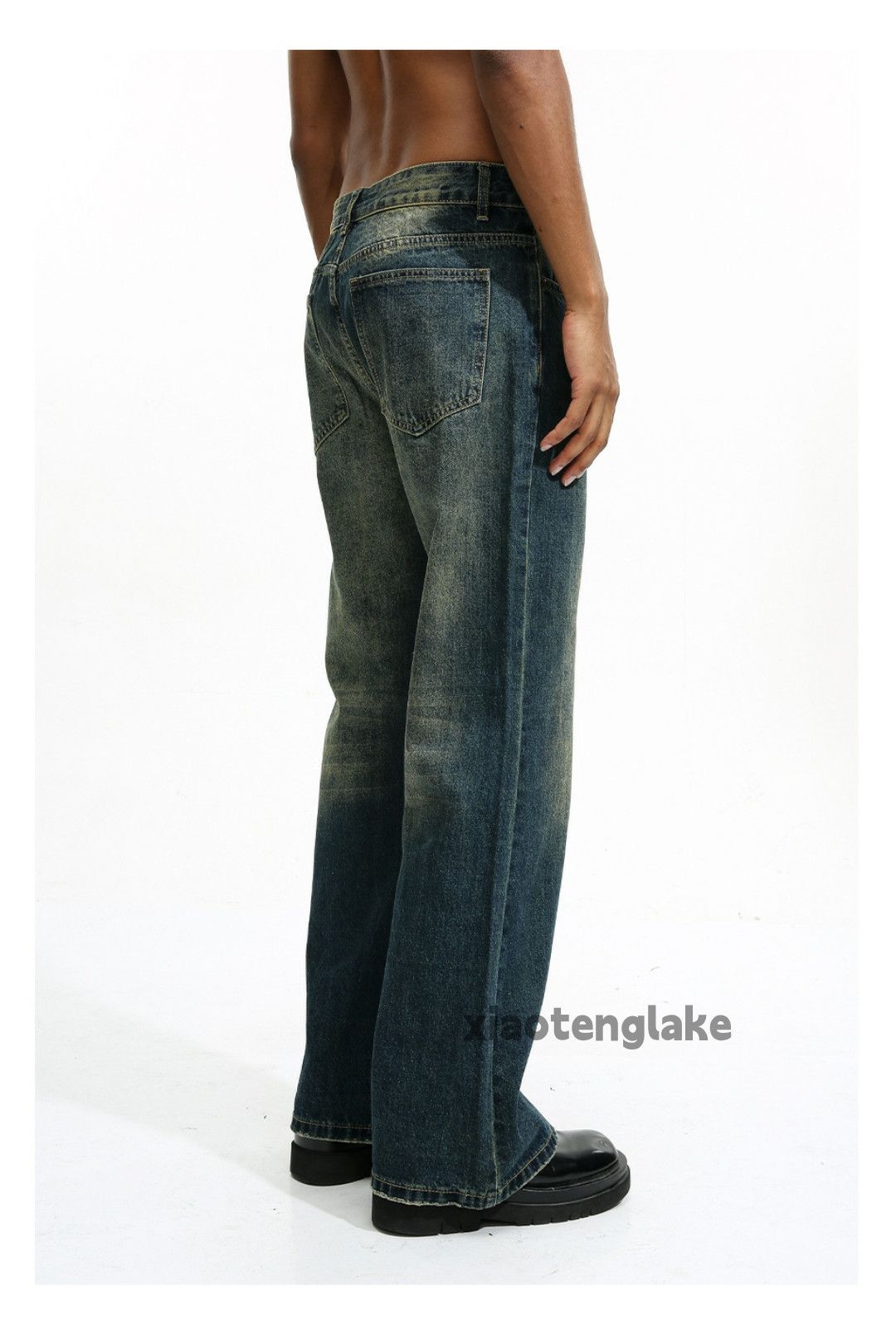 Jean × Vintage washed faded cleanfit yuppie y2k bootcut flared jeans Size US 28 / EU 44 - 2 Thumbnail