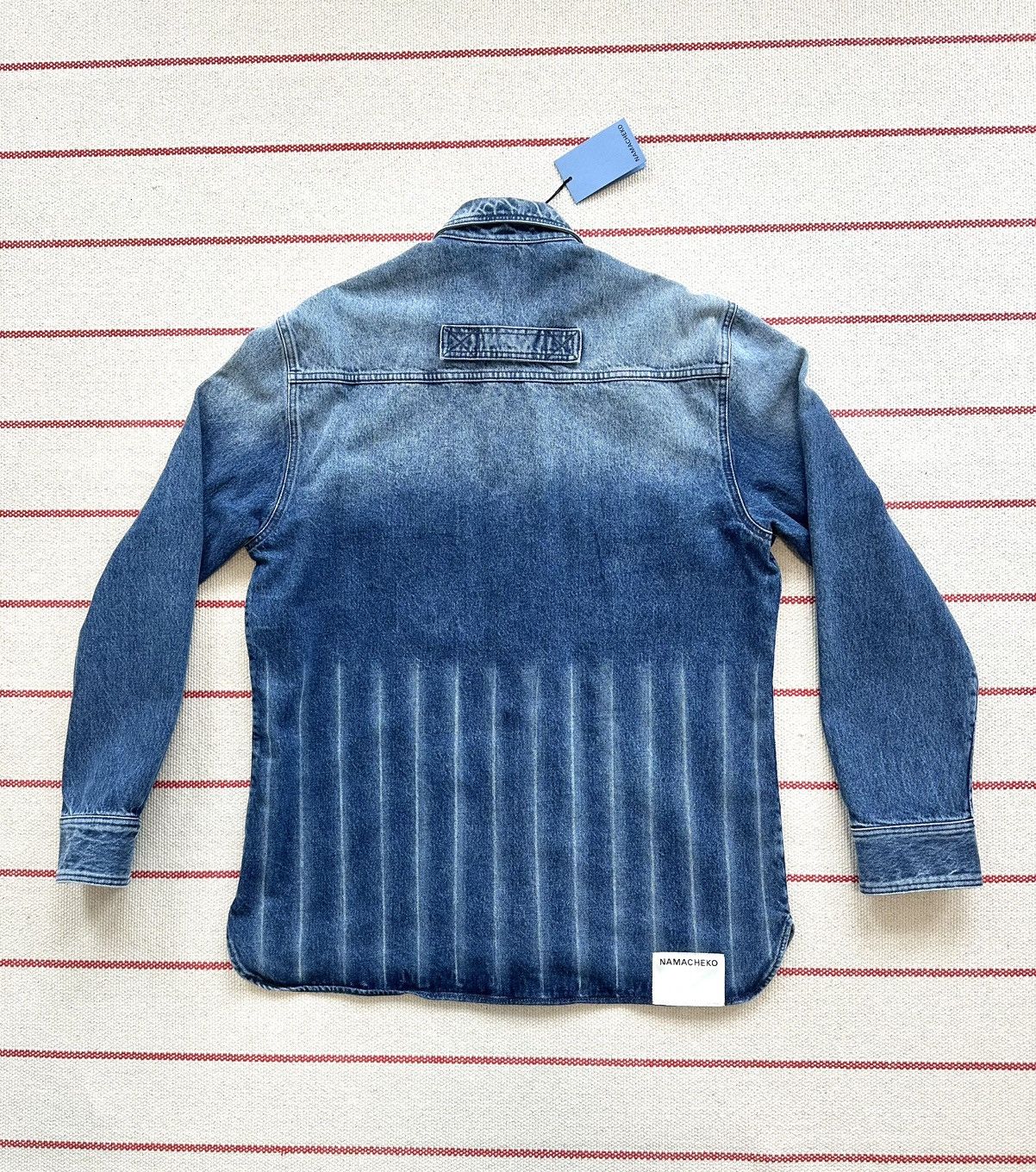 Namacheko New With Tags FW24-25 Hank Denim Shirt in Washed Blue size L Size US L / EU 52-54 / 3 - 13 Thumbnail