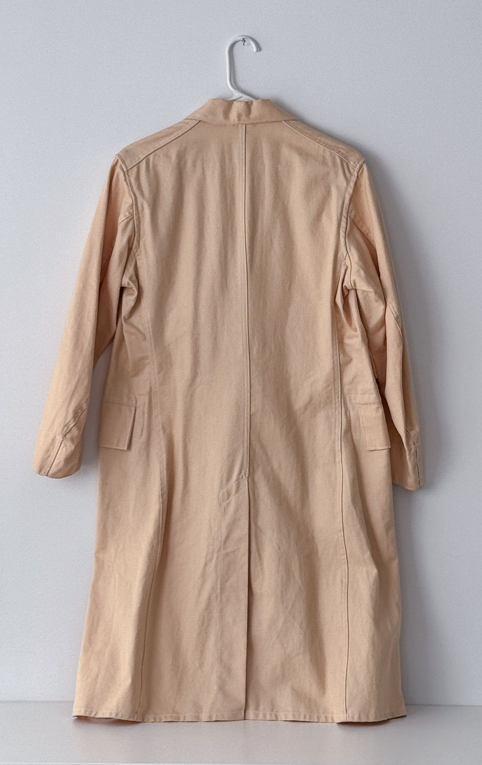 Vintage Vintage Workwear Trench Overcoat Cotton Beige 38 Size US S / EU 44-46 / 1 - 3 Thumbnail