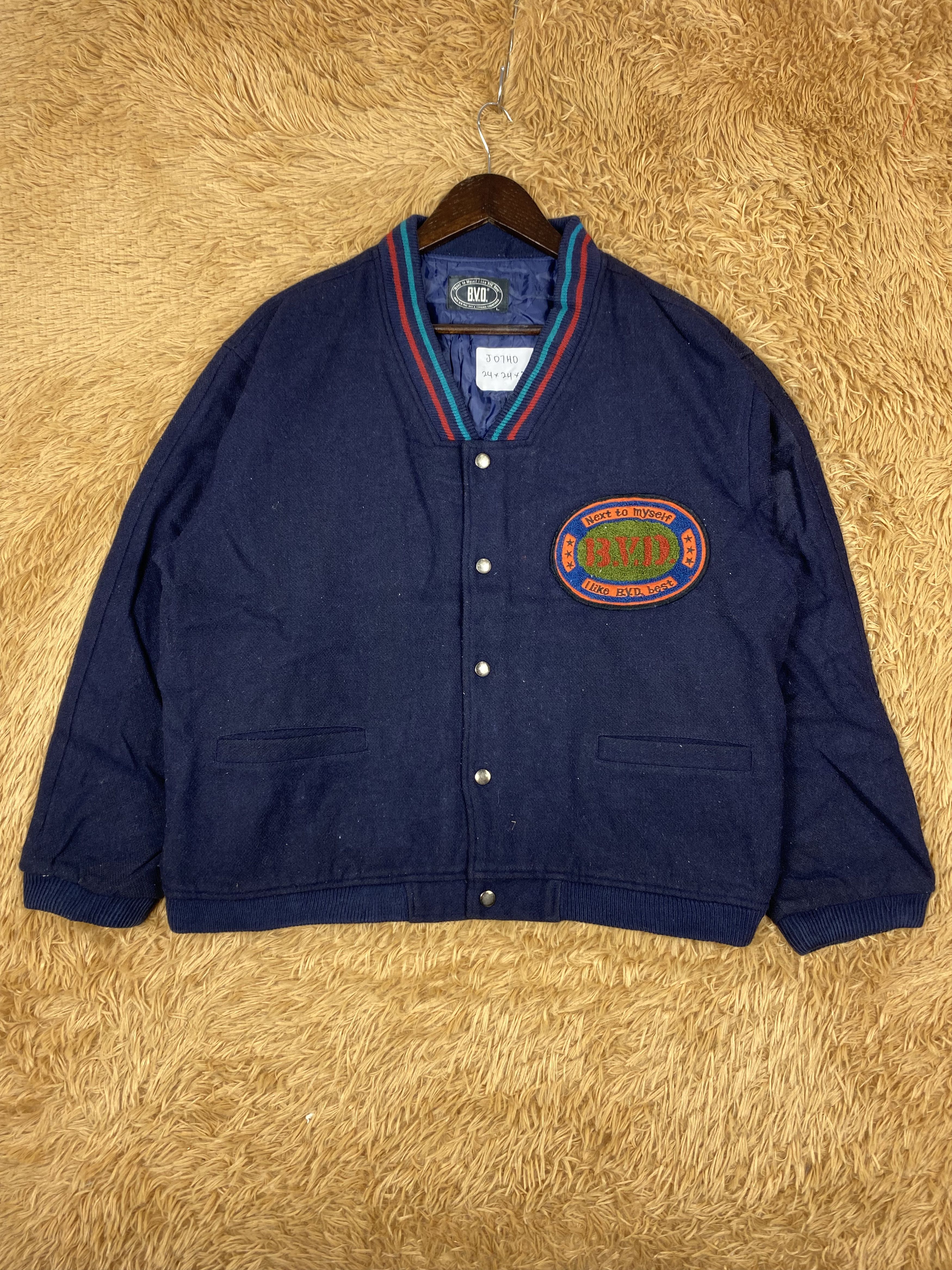 Japanese Brand Vintage B.V.D Button Up Jacket DJ0740 Size US L / EU 52-54 / 3 - 1 Thumbnail