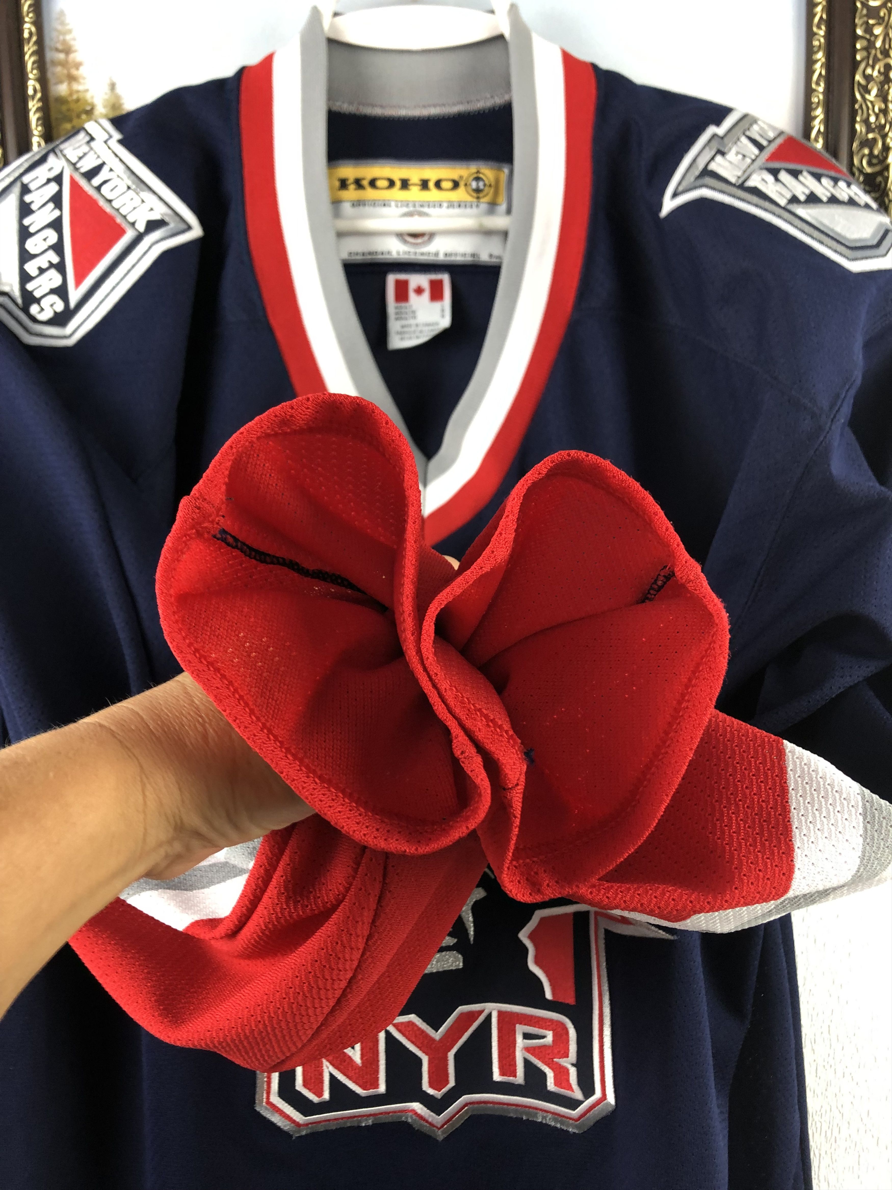 NHL × Vintage Vintage New York Rangers Lady Liberty NHL Hocket Jersey Size US L / EU 52-54 / 3 - 8 Thumbnail