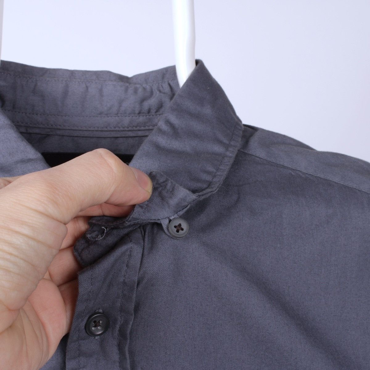Allsaints ALLSAINTS Redondo Gray Long Sleeve Button Down Shirt Size US S / EU 44-46 / 1 - 7 Thumbnail