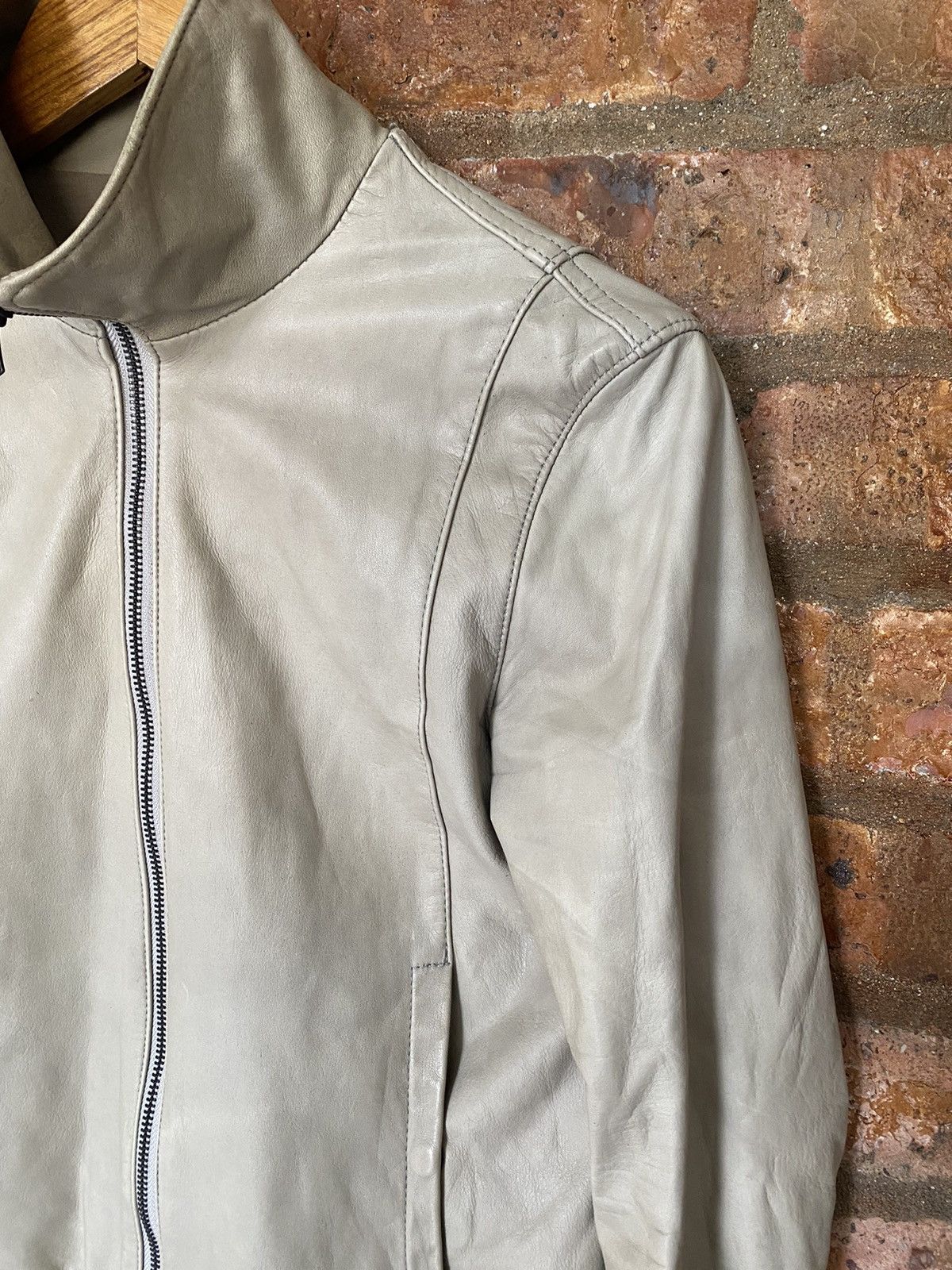 Isamu Katayama Backlash 2000s Shama Leather Paneled Rider Jacket Size M / US 6-8 / IT 42-44 - 7 Thumbnail