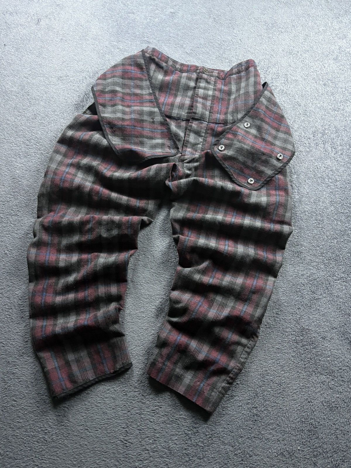 Henrik Vibskov 00s Vintage Henrik Vibskov Retro Plaid Trousers Pants Y2K Size US 35 - 2 Thumbnail