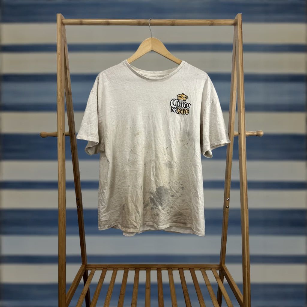 Thrasher VTG Cinco De Mayo Thrashed Distressed Worn Down Cotton T-Shirt XL Shirt Mens White Cream THRASHED WORN DOWN 90s Event Men’s XL Size US XL / EU 56 / 4 - 1 Thumbnail