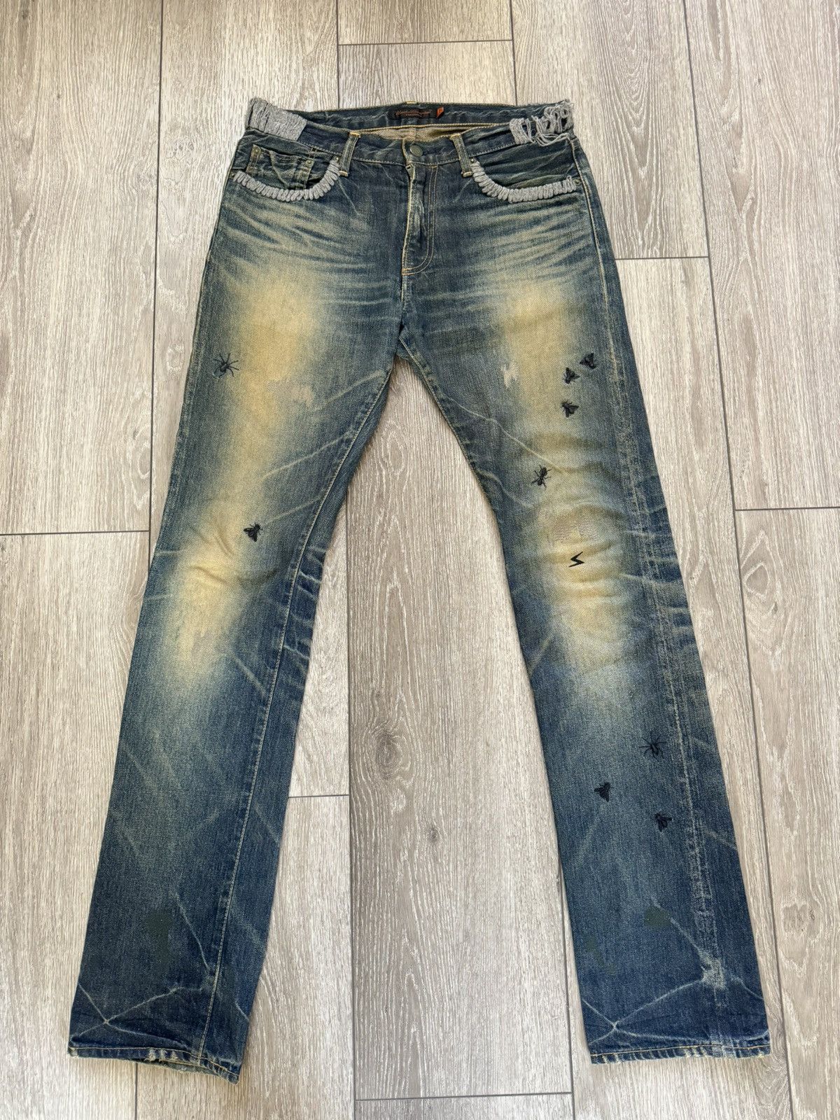 Japanese Brand × Undercover × Vintage Undercover bug denim Size US 31 - 1 Thumbnail