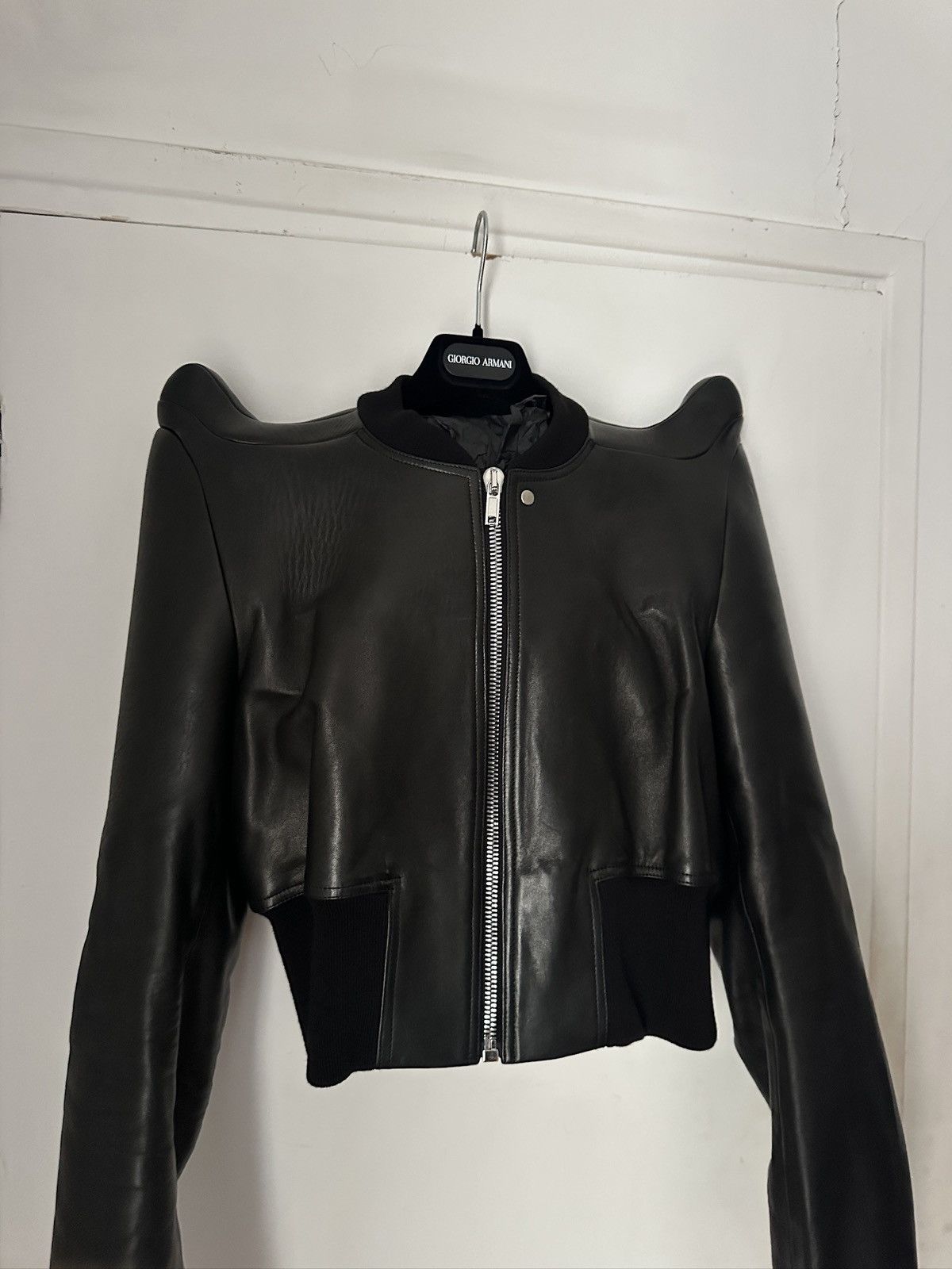 Rick Owens Rick Owens rare cropped tec flight jacket Size 48IT Size US M / EU 48-50 / 2 - 7 Thumbnail