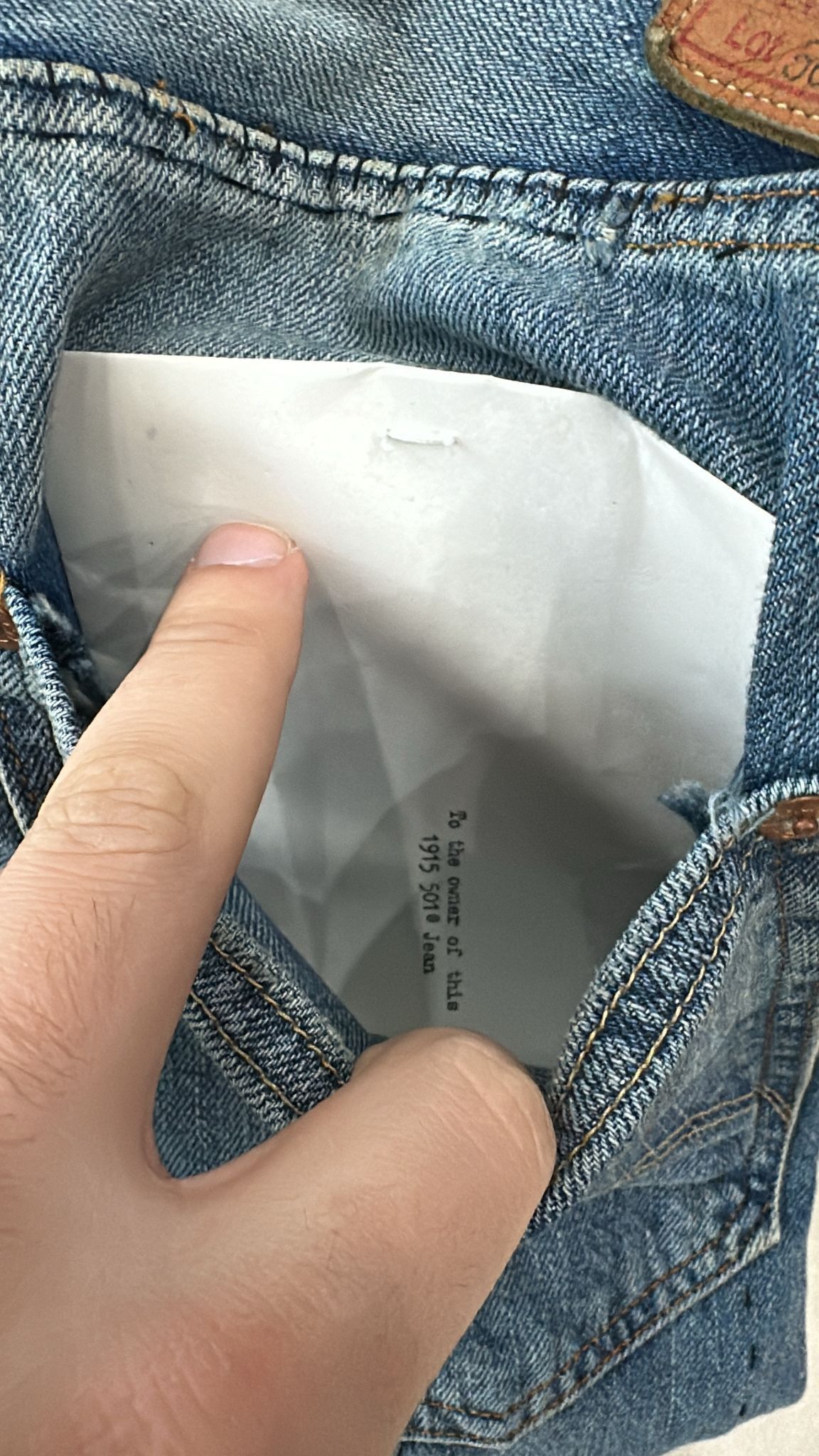 Levi's Vintage Clothing LVC Levi's Vintage Clothing 1915 501XX BigE Selvedge Jeans Size US 30 / EU 46 - 4 Thumbnail