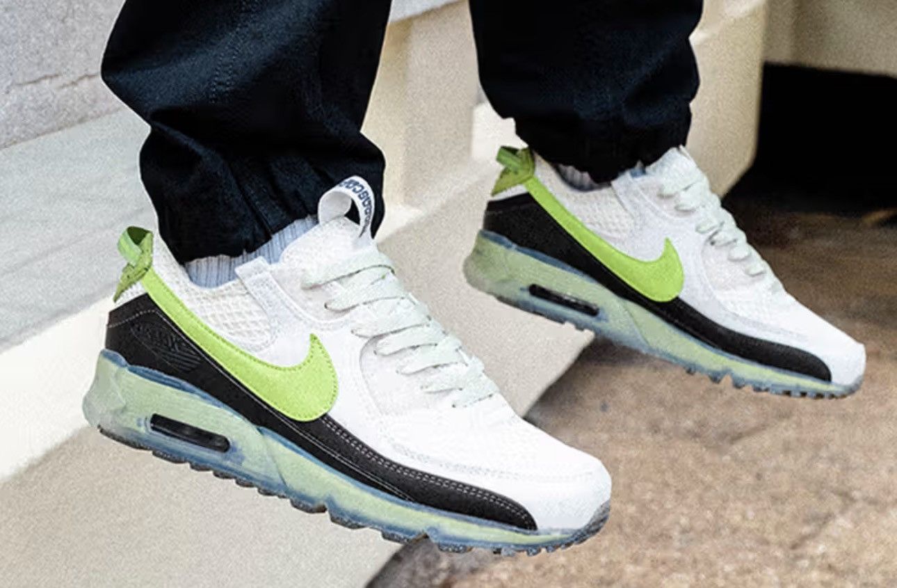 Nike Nike Air Max Terrascape 90 Shoes Phantom Vivid Green Olive Size US 11 / EU 44 - 3 Thumbnail