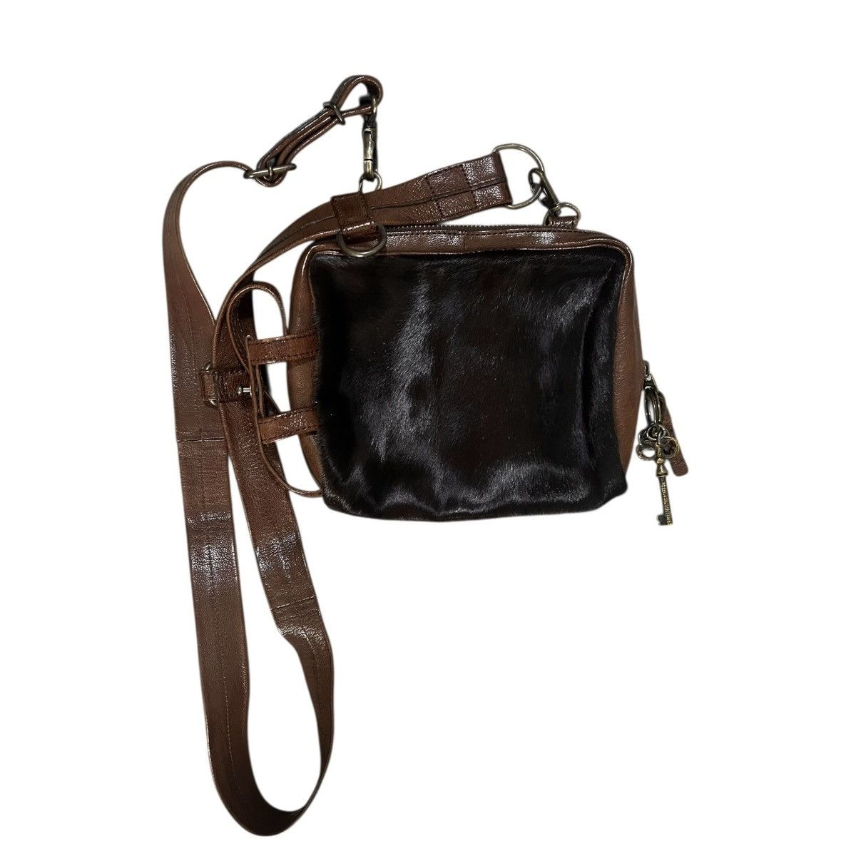Share Spirit Homme Share spirit fur key bag Size ONE SIZE - 1 Thumbnail