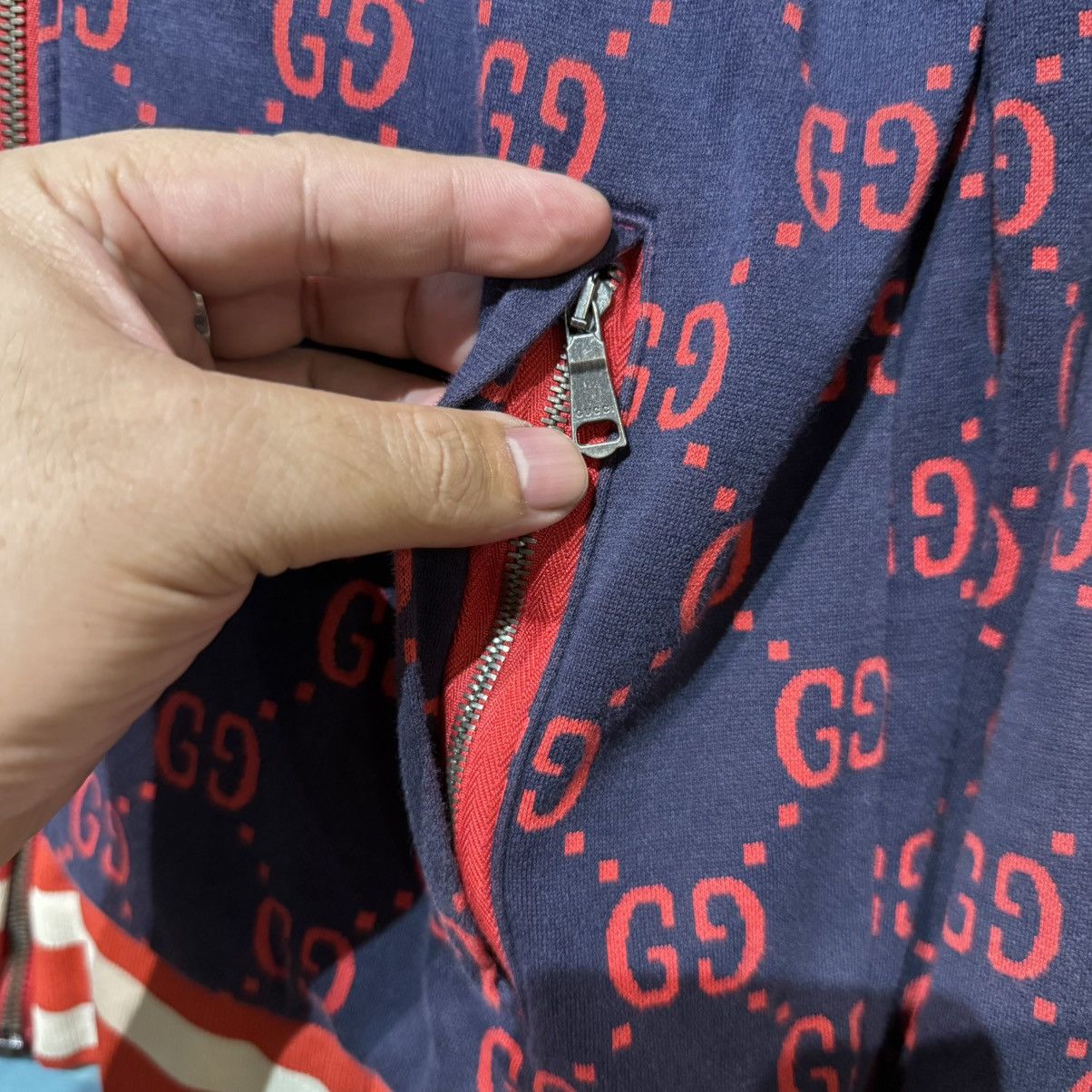 Gucci Gucci GG Monogram Technical Track Jacket Size US S / EU 44-46 / 1 - 7 Thumbnail