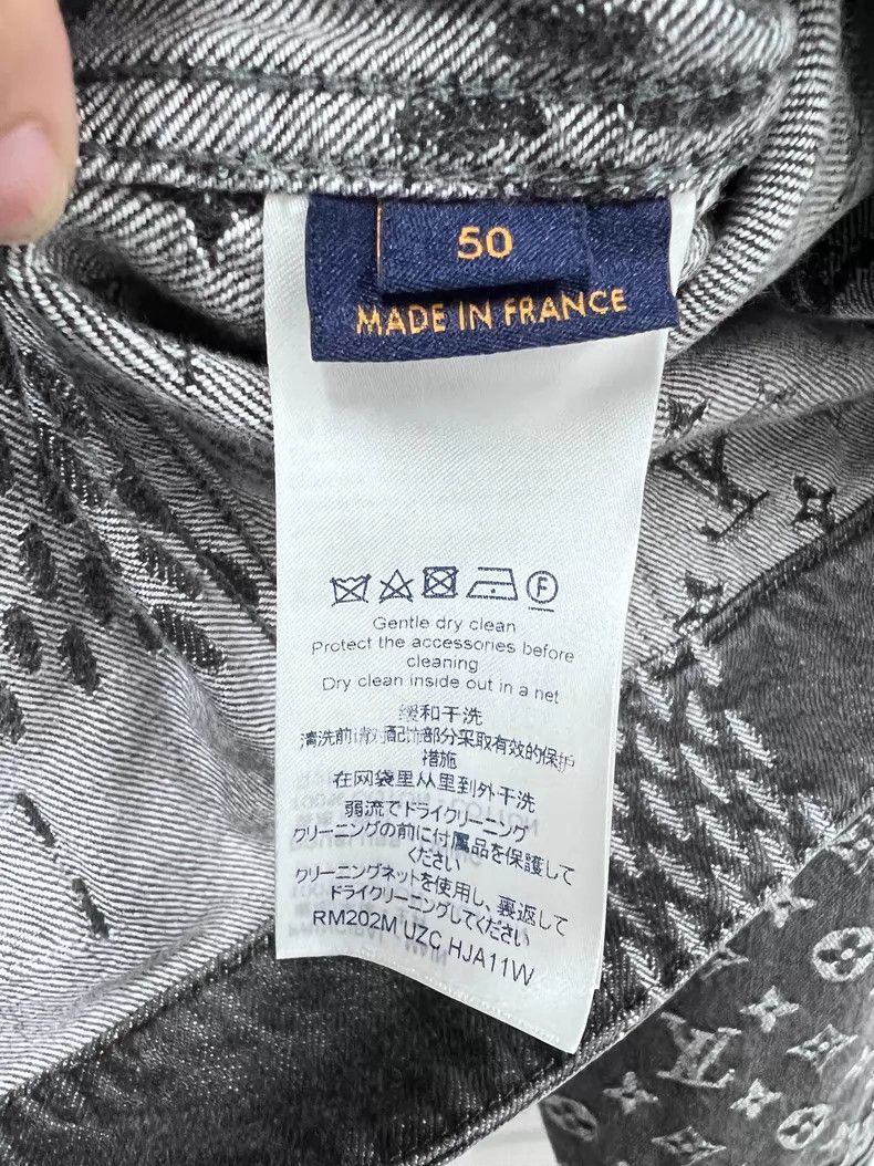 Louis Vuitton Louis Vuitton Nigo Full Logo Denim Jacket Size US M / EU 48-50 / 2 - 6 Thumbnail