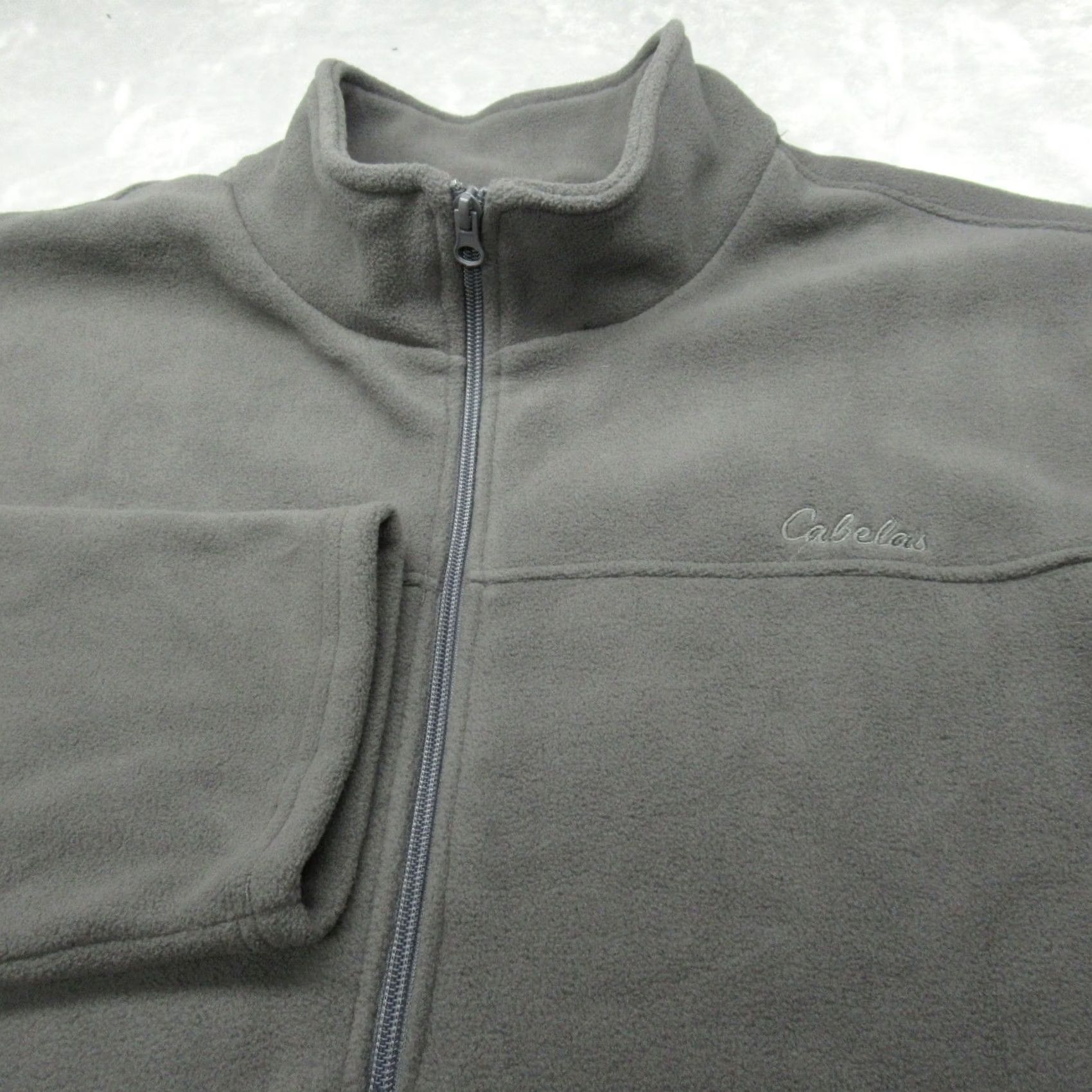 Vintage Cabelas Polar Fleece Sweatshirt 1/4 Zip Mens 2XL Tall Gray Thermal NEW Size US XXL / EU 58 / 5 - 3 Thumbnail