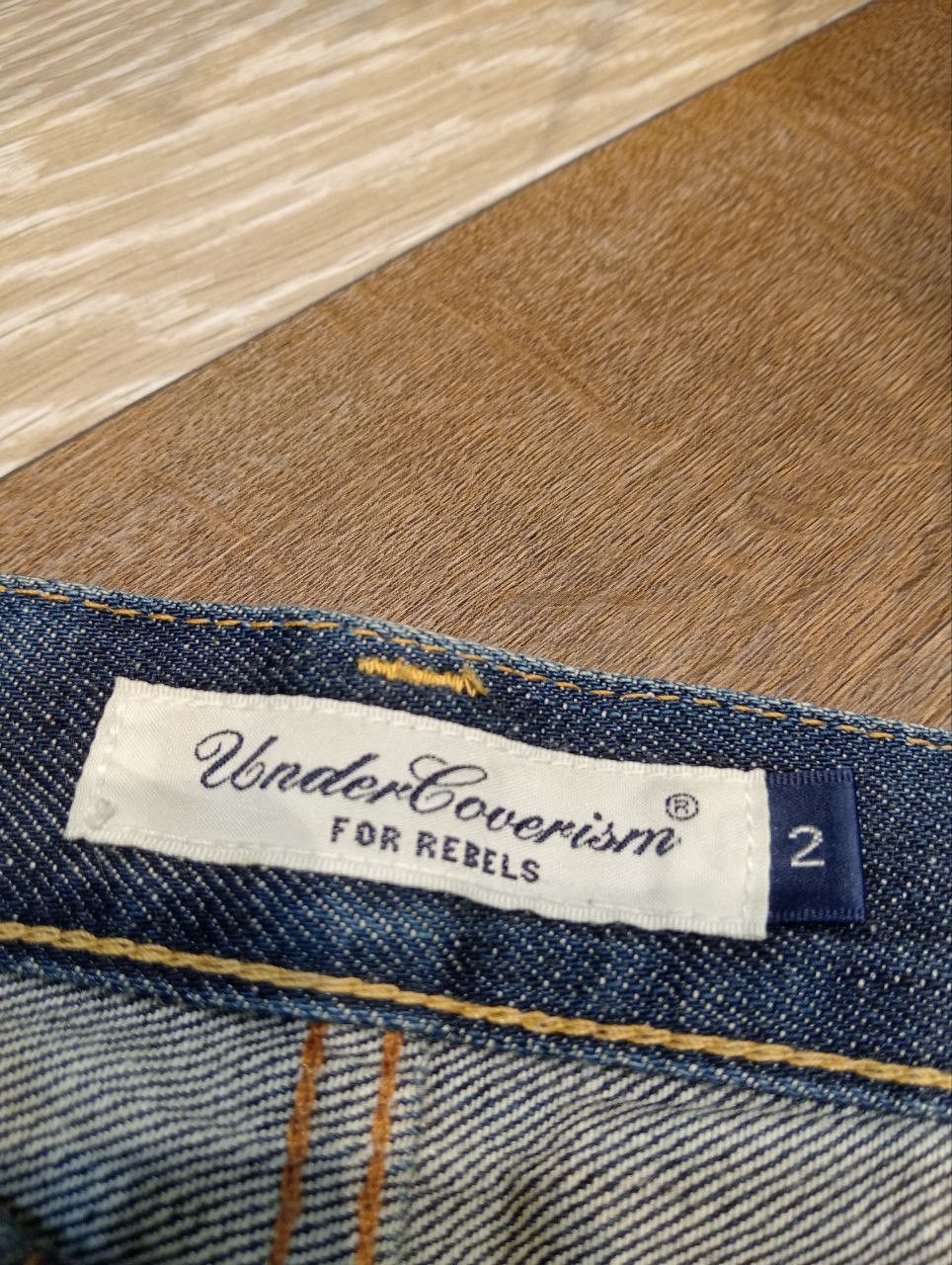 Undercover UNDERCOVERISM FOR REBELS FRINGE SELVEDGE DENIM PANTS Size US 32 / EU 48 - 6 Thumbnail