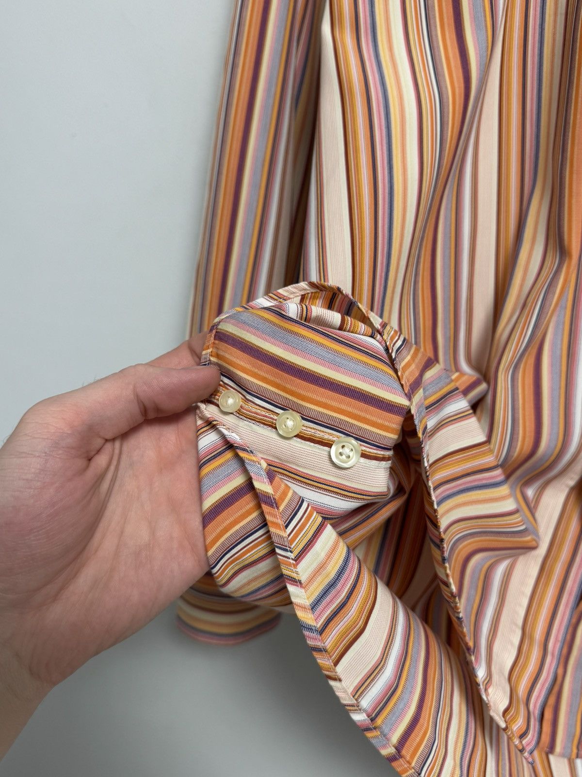 Canali Canali Button Up Shirt Luxury Hype Size US L / EU 52-54 / 3 - 10 Thumbnail