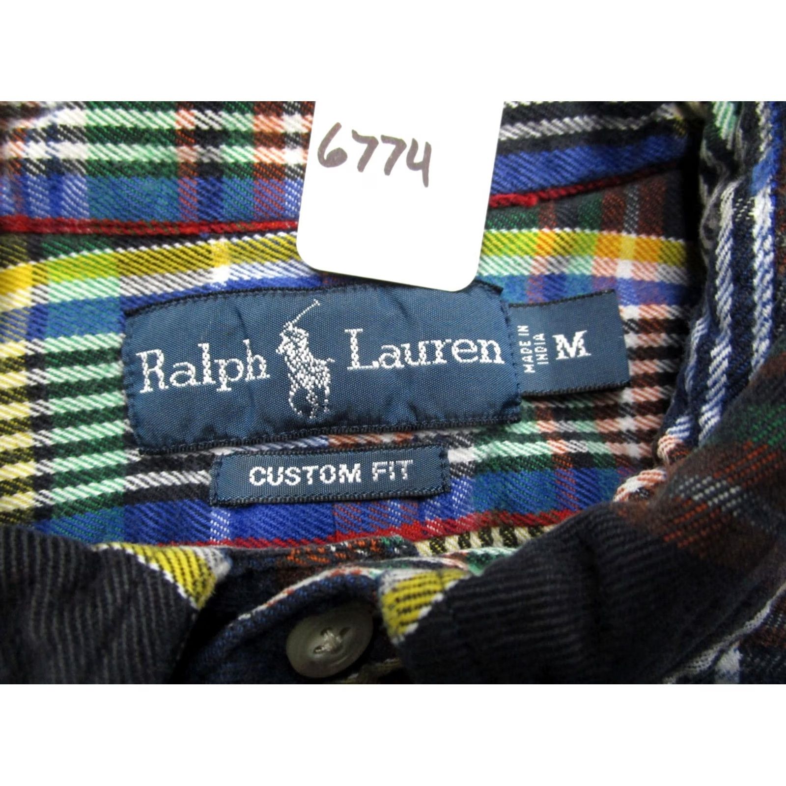 Ralph Lauren Ralph Lauren Shirt Men Medium Black Blue Plaid Twill Long Sleeve Button Down Size US M / EU 48-50 / 2 - 7 Thumbnail