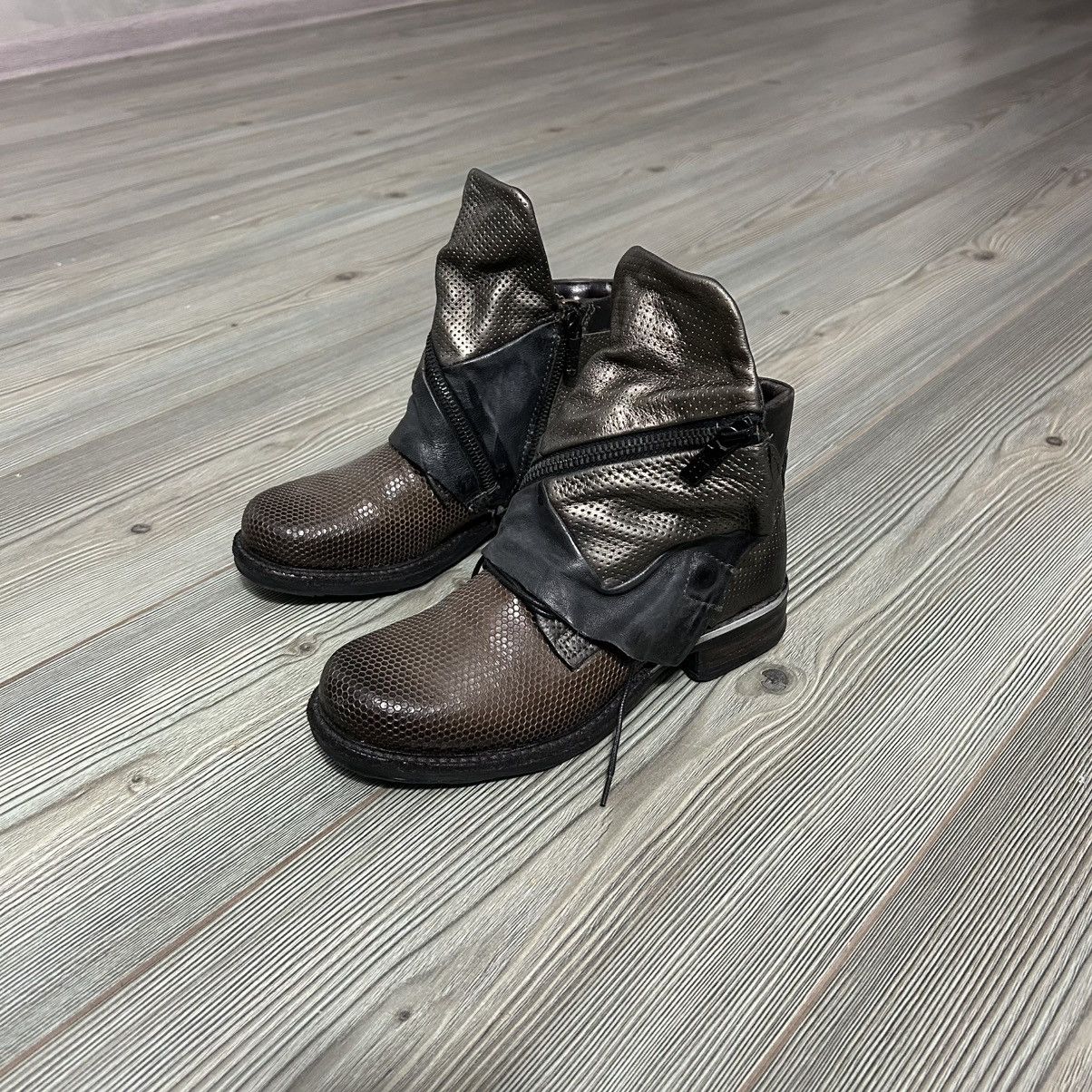 A.S.98 AS 98 Airstep Boho Biker Distressed Rick Owens Style Boots Size US 6 / IT 36 - 9 Thumbnail