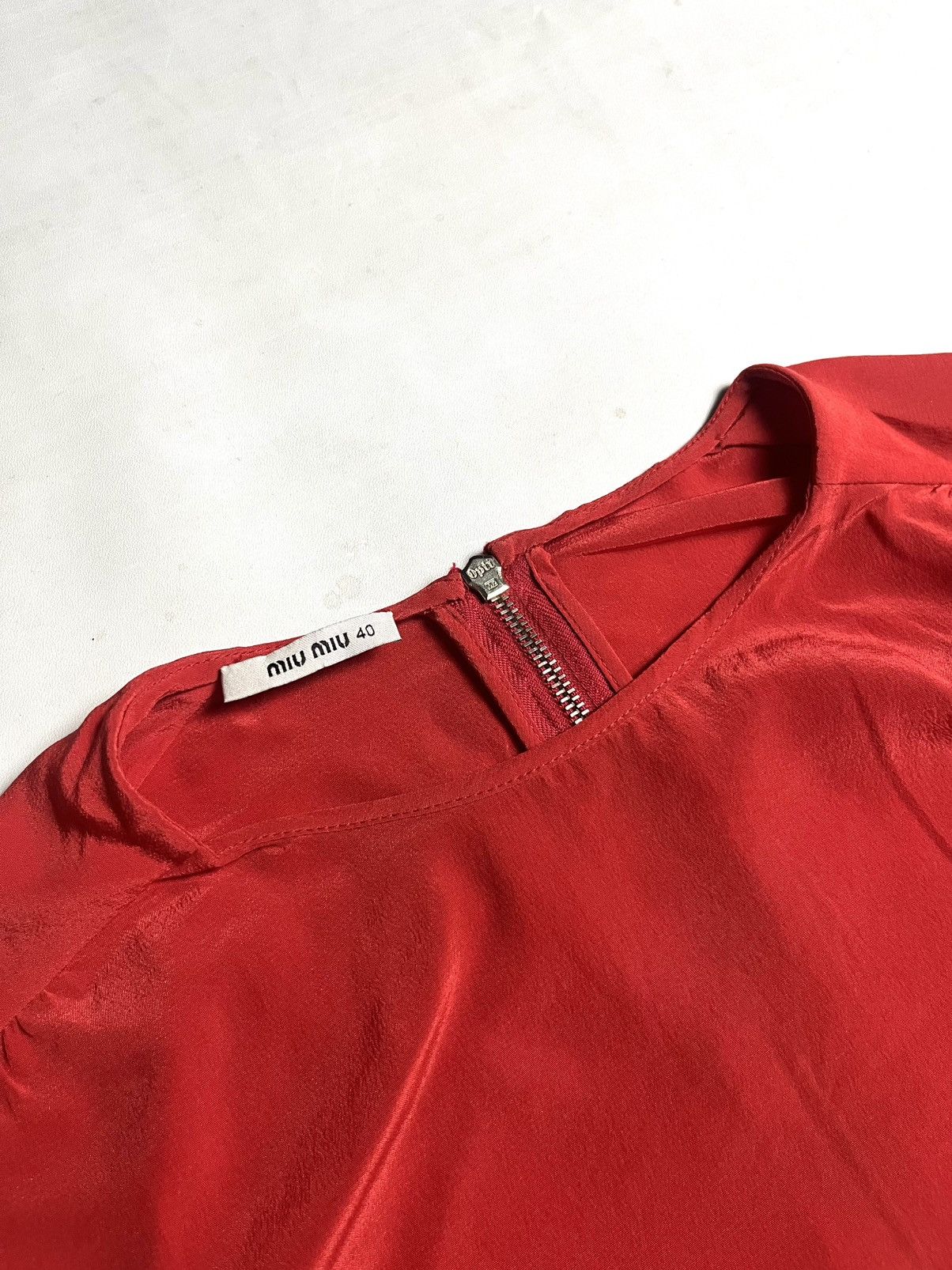 Miu Miu Miu - Miu Silk Mini dress 40 IT Size M / US 6-8 / IT 42-44 - 8 Thumbnail