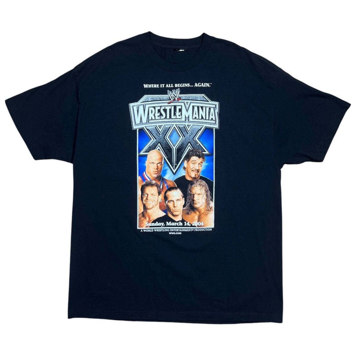 WWE VINTAGE WRESTLEMANIA 20 EDDIE GUERRERO Size US XXL / EU 58 / 5 - 1 Thumbnail