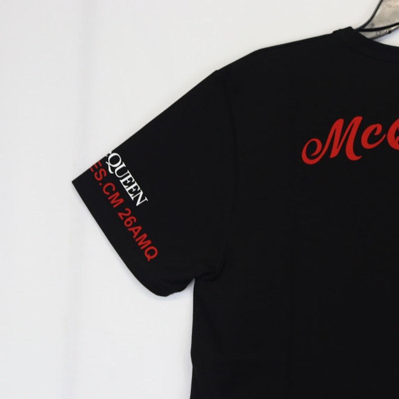 Alexander McQueen o1rshd1 ***Defective / T-Shirt in Black Size US S / EU 44-46 / 1 - 10 Thumbnail
