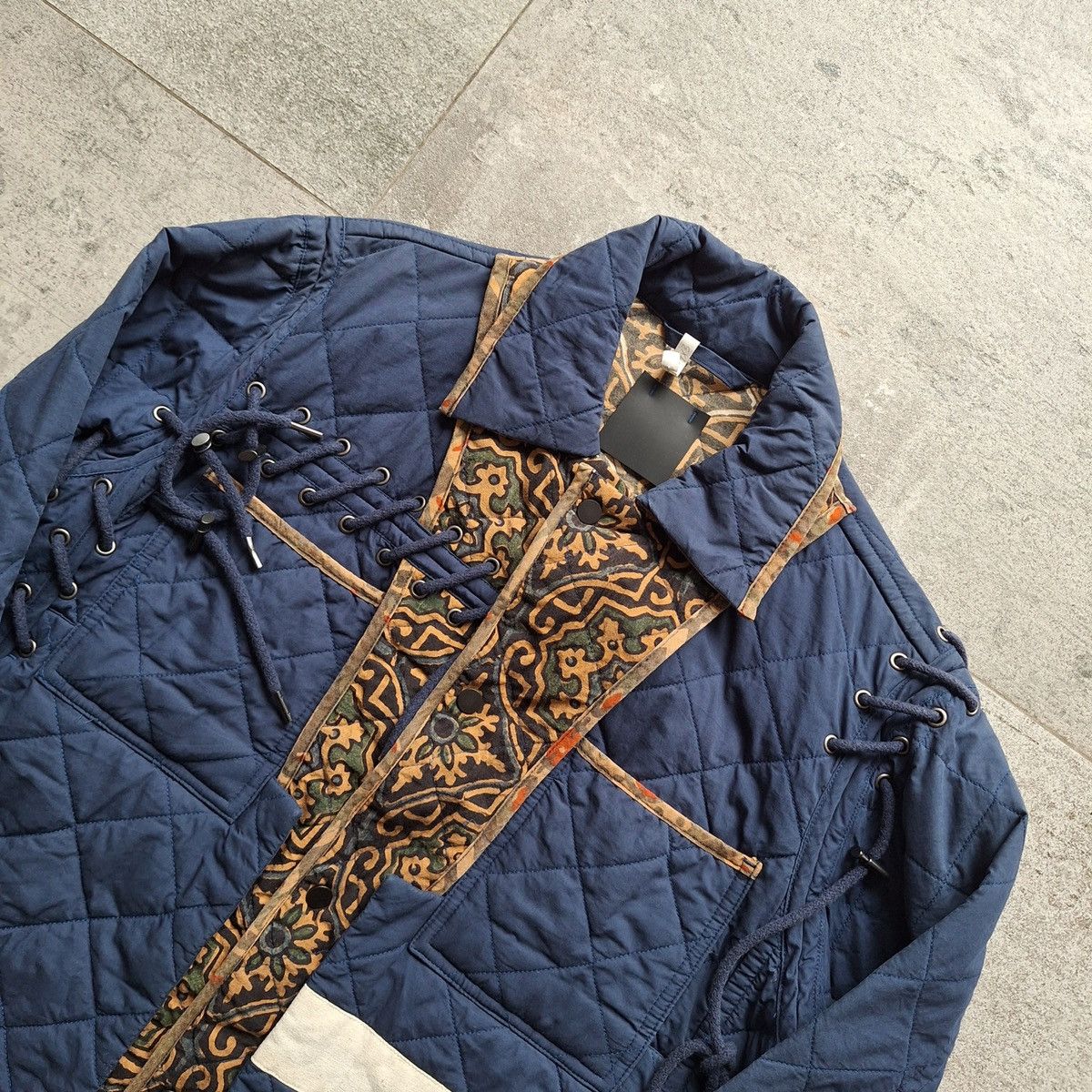 Craig Green Craig Green AW17 Reverse Block Print Quilted Jacket Size US XS / EU 42 / 0 - 2 Thumbnail