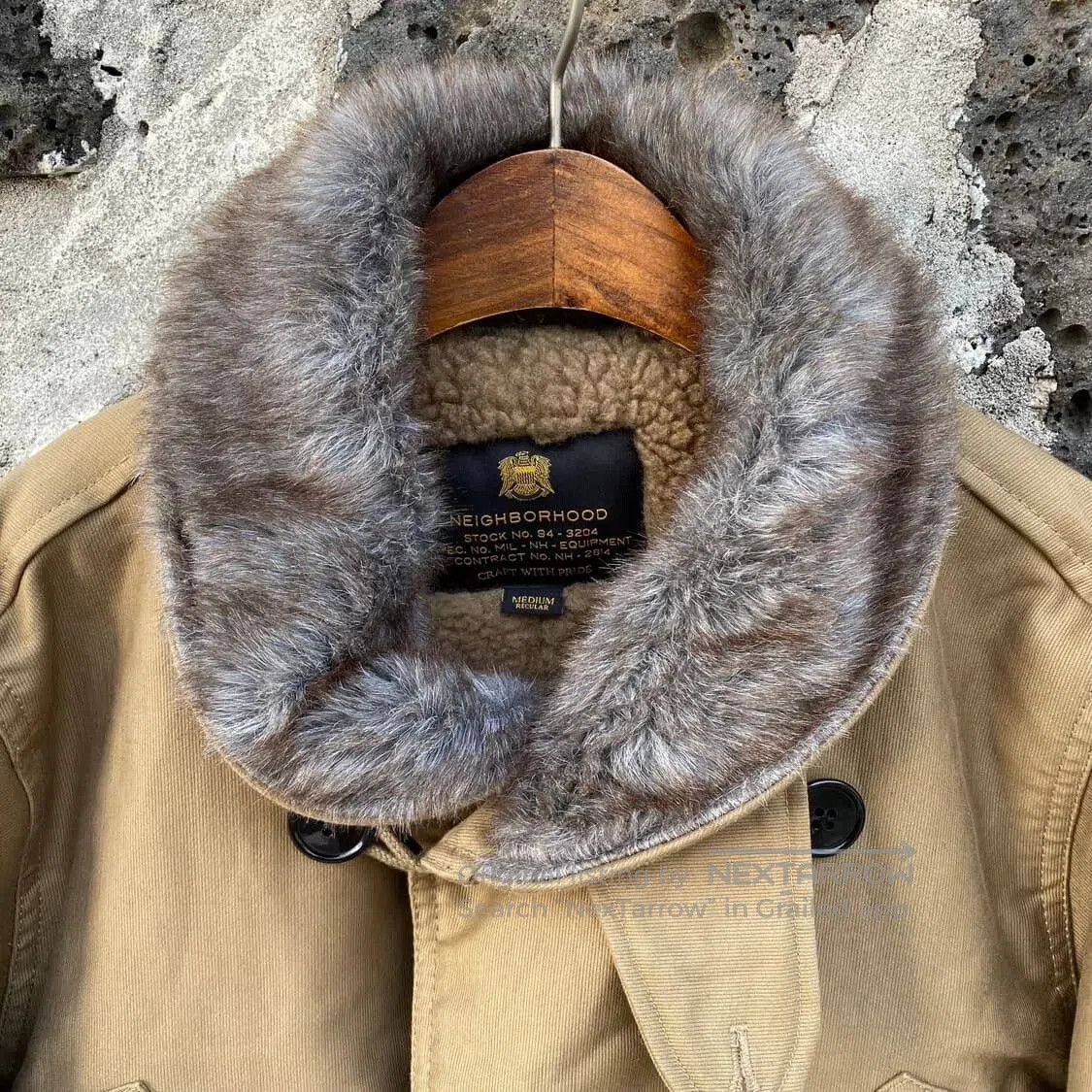 Neighborhood Neighborhood Boston Wolf Gray Wool Coat. Size US M / EU 48-50 / 2 - 4 Thumbnail
