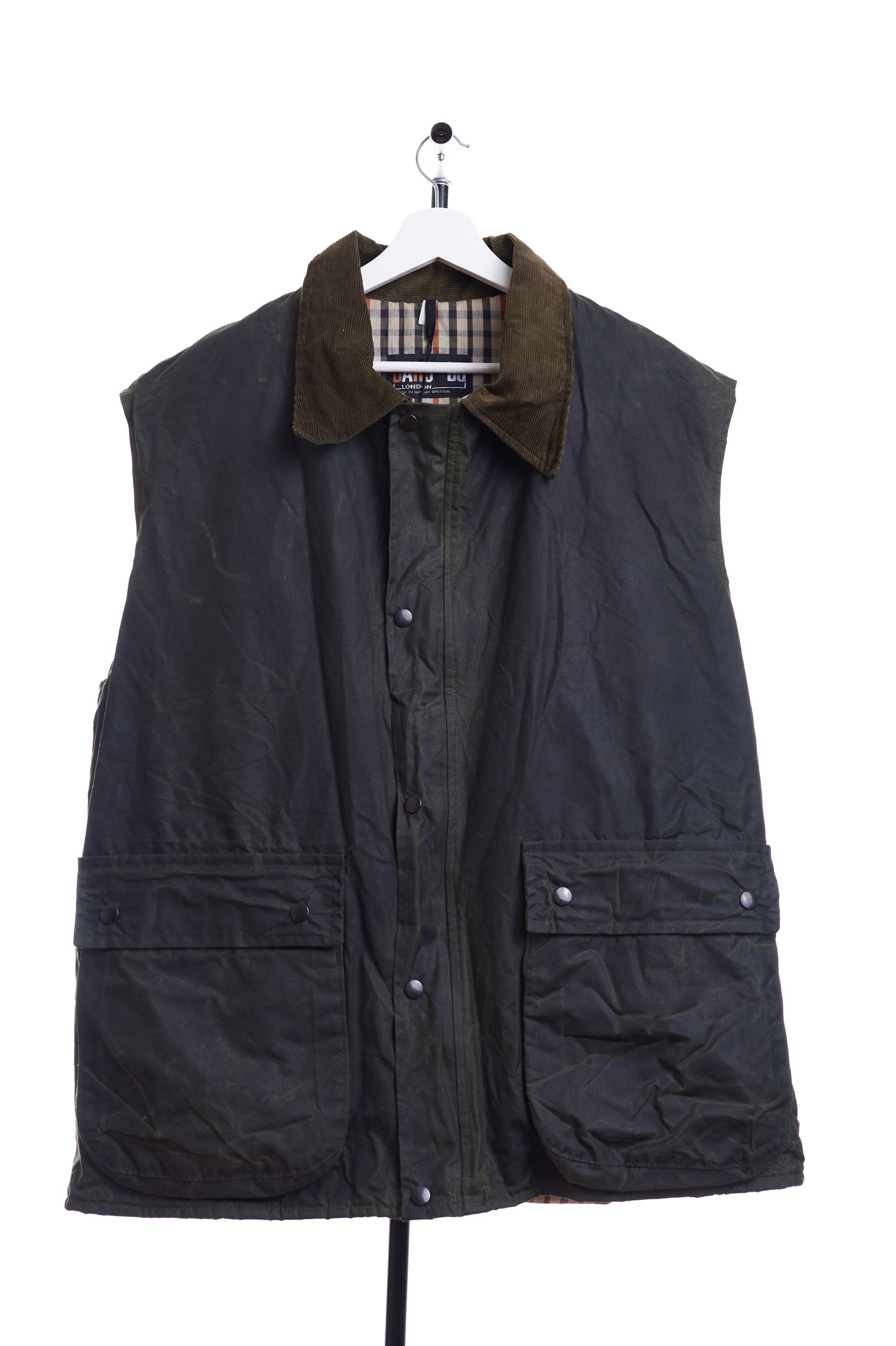 DAKS DAKS London Cupra Wax Waxed Jacket Vest Mens Size XL Green Size US XL / EU 56 / 4 - 2 Thumbnail
