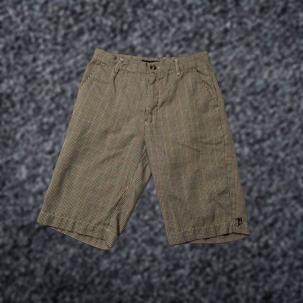 Billabong Billabong Shorts Mens 29 Brown Check Tweed Pleated Chino Surf Skate Casual Size US 29 - 1 Thumbnail